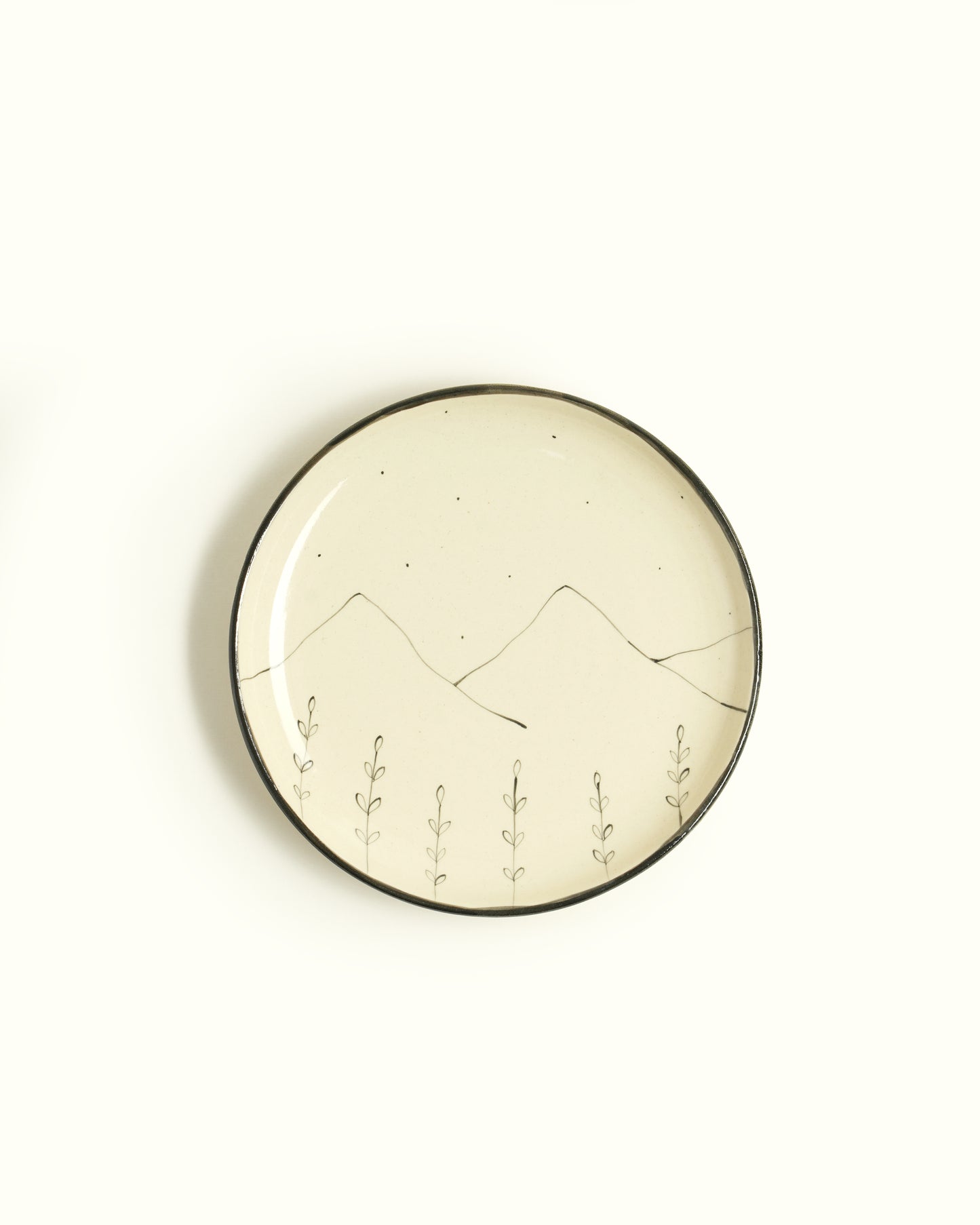 Hills & Wildflower Quarter Plates (Set of 2)