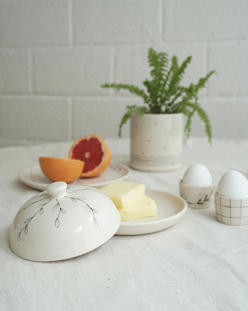 Vines Butter Dish