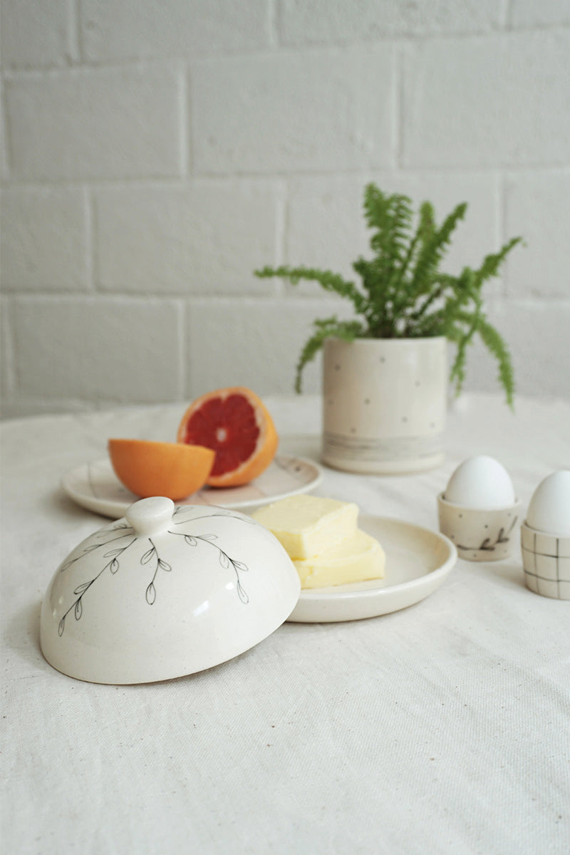 Vines Butter Dish