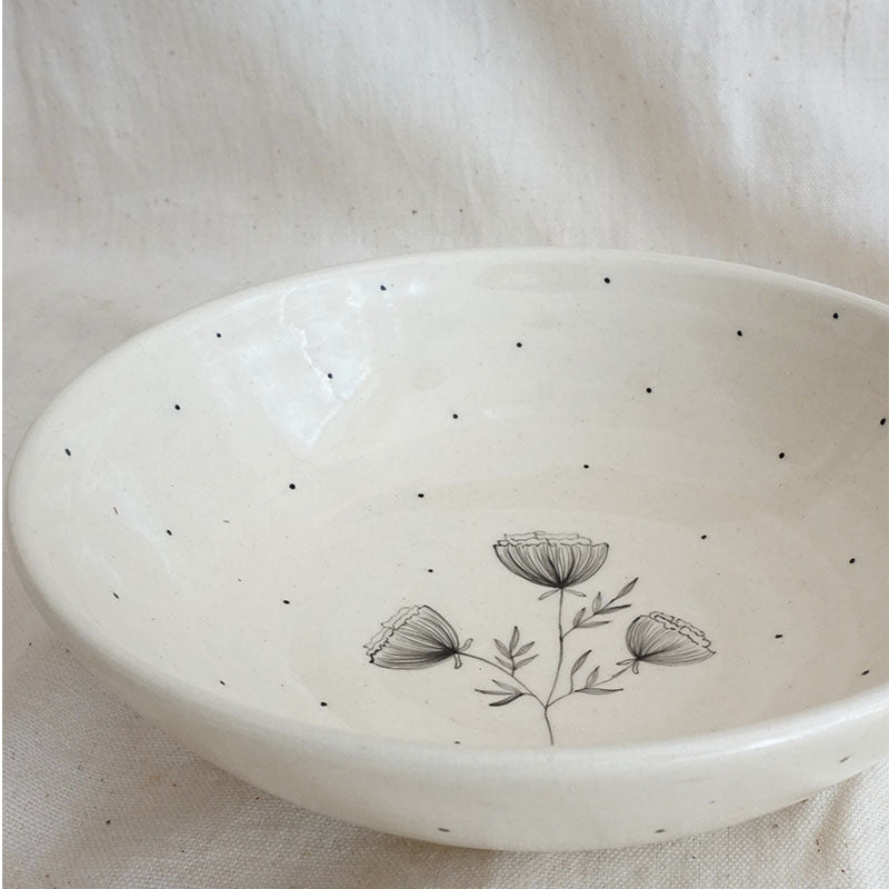 Carnations Salad Bowl