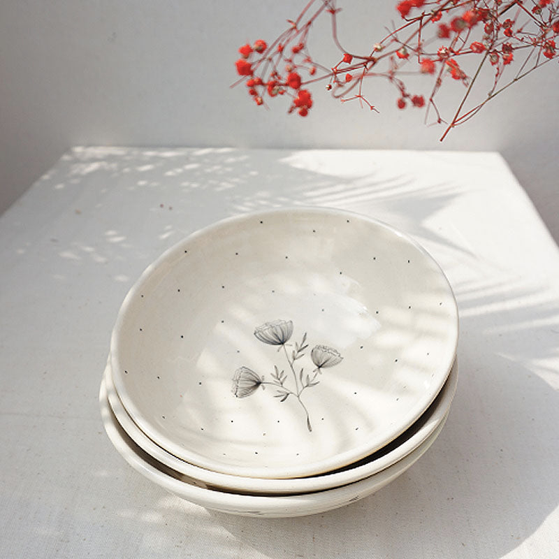 Carnations Salad Bowl