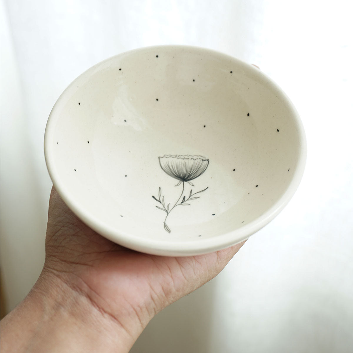 Carnations Snack Bowls (Set of 2)