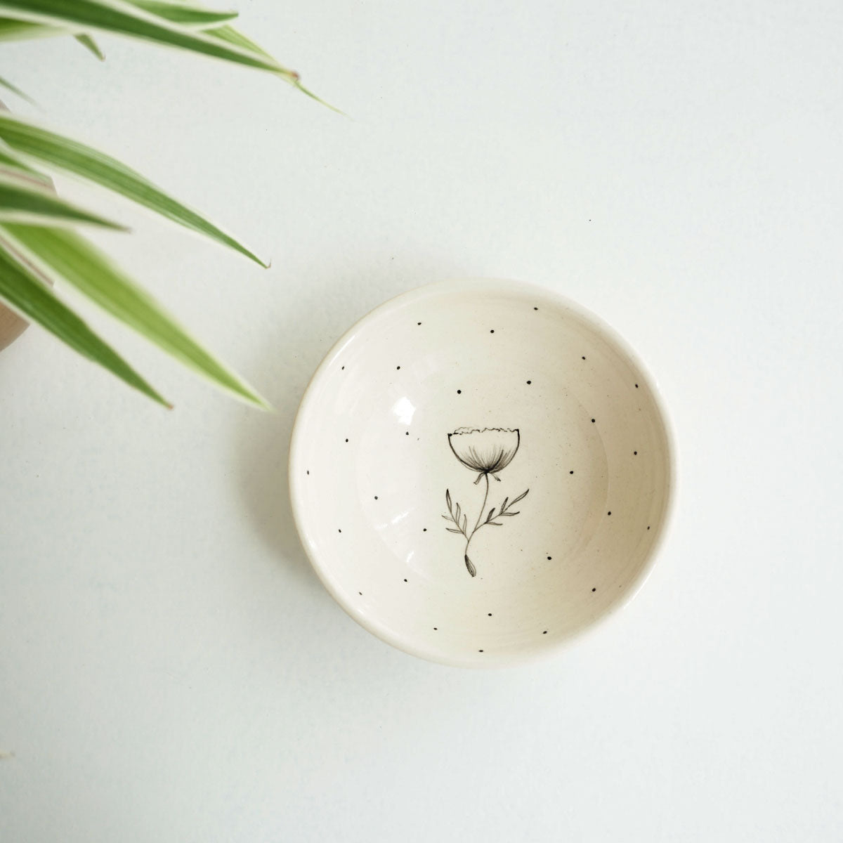 Carnations Snack Bowls (Set of 2)