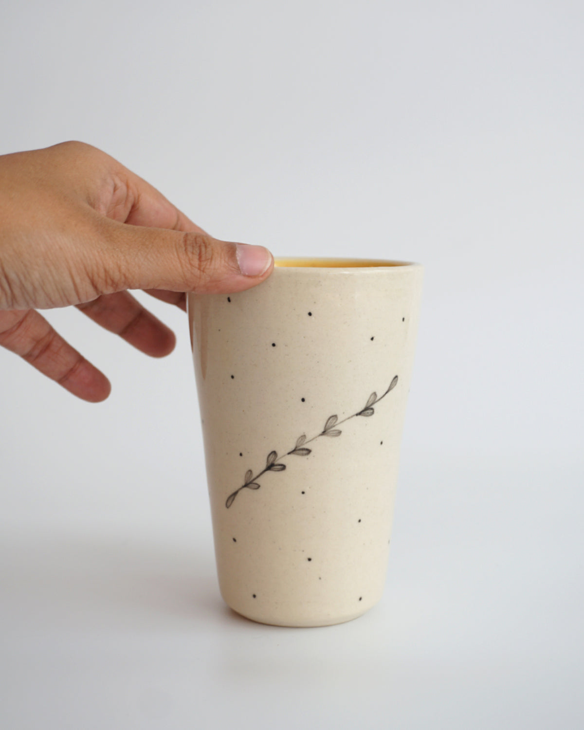 Durba Tumblers, Mustard (Set of 2)