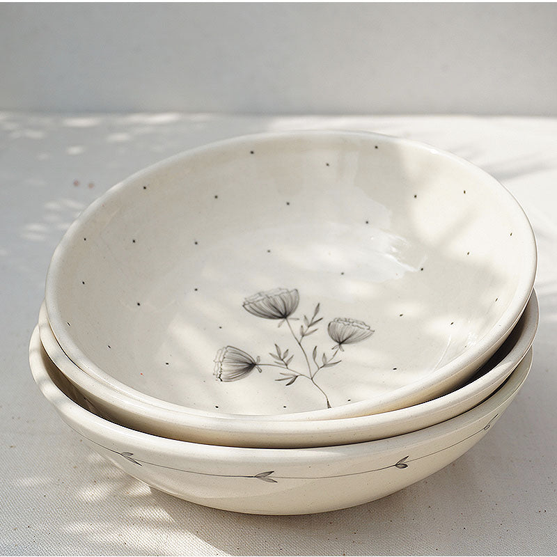 Carnations Salad Bowl