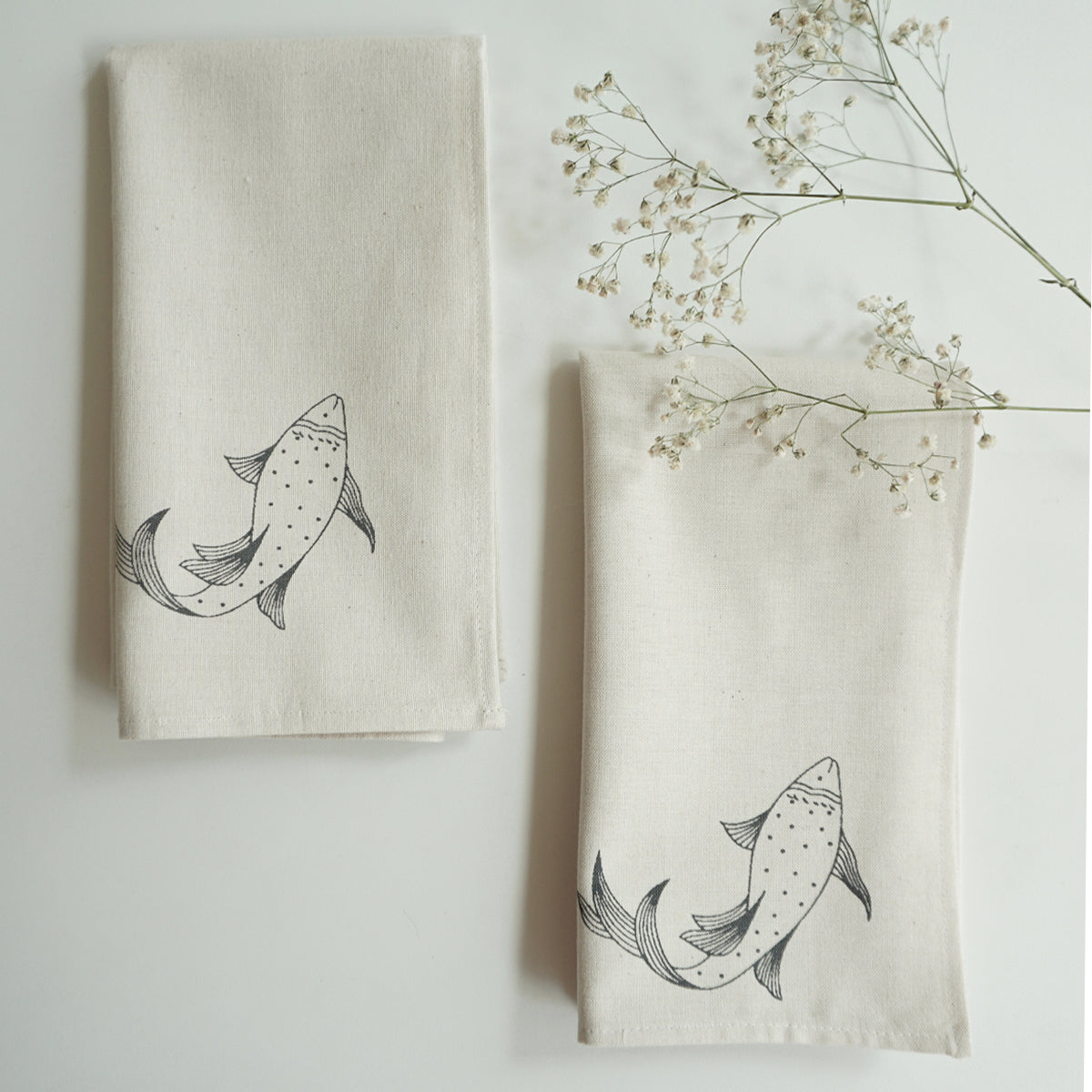 Koi Fish Napkins( Set of 2 )
