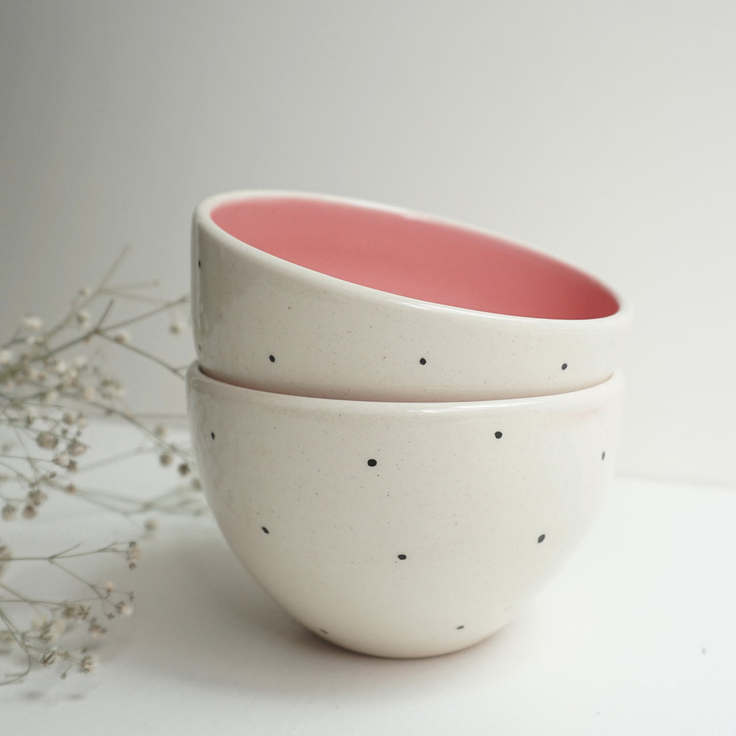 Shorshe Soup Bowls, Pink (Set of 2)
