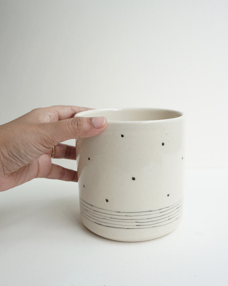 Polka & Stripe Planter