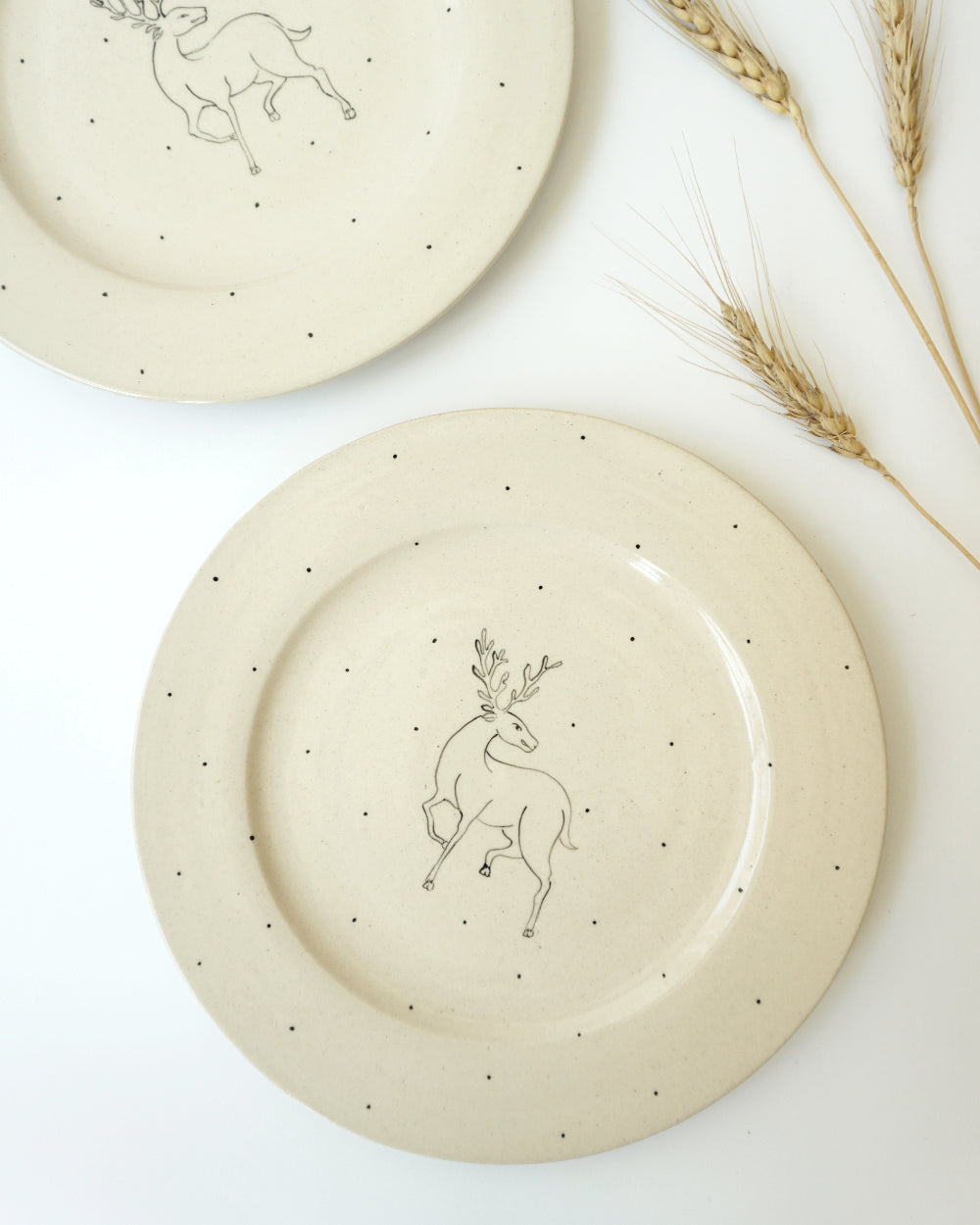 Reindeer Salad Plates (Set of 2)
