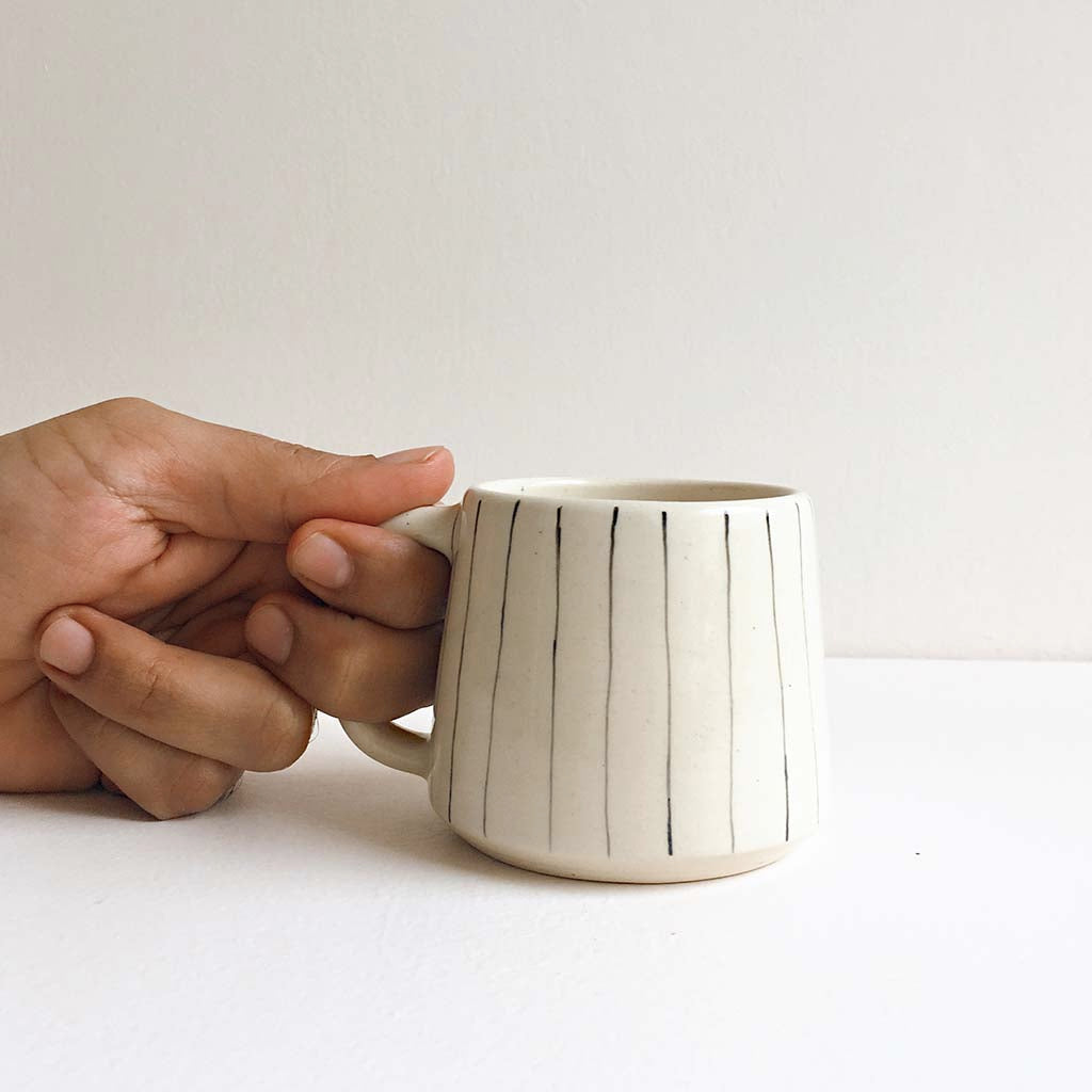 Stripe Teacups ( Set of 2)