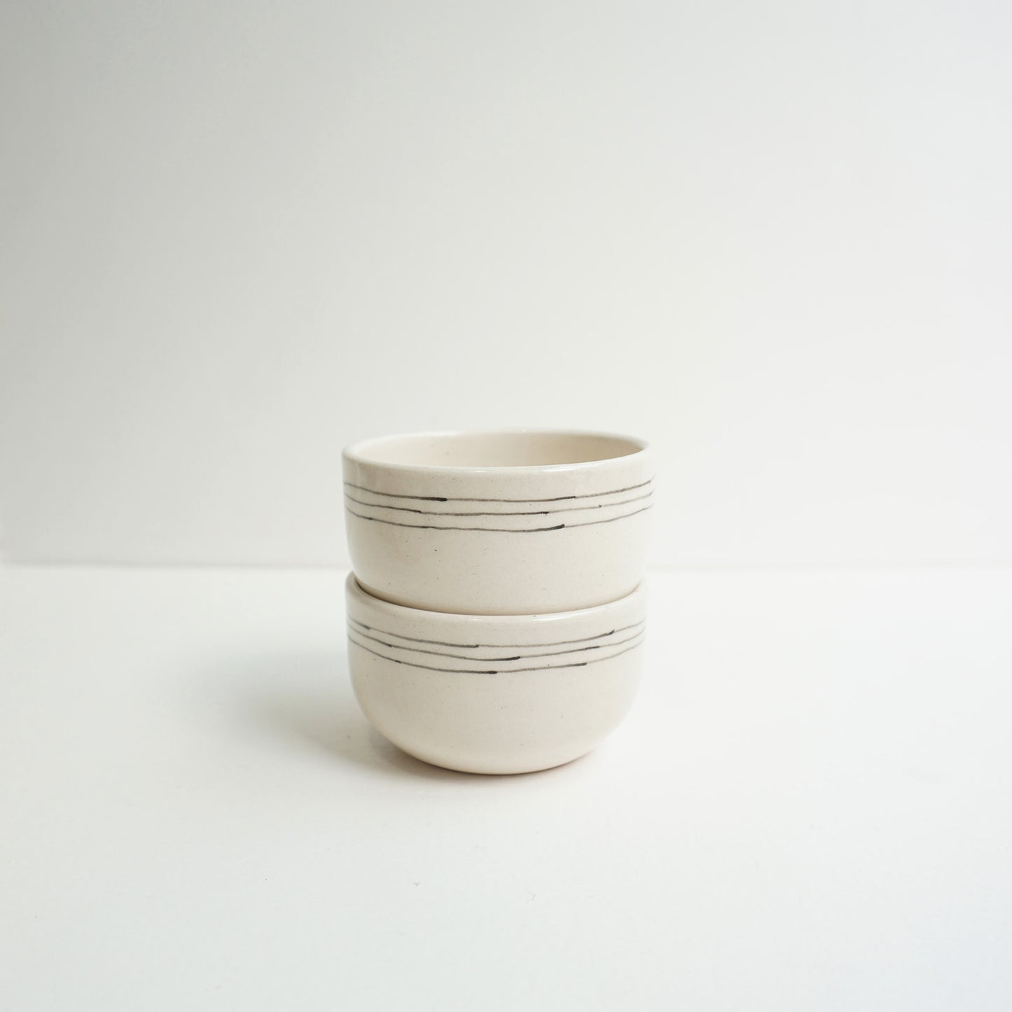 Stripe Pinch Bowls (Set of 2)