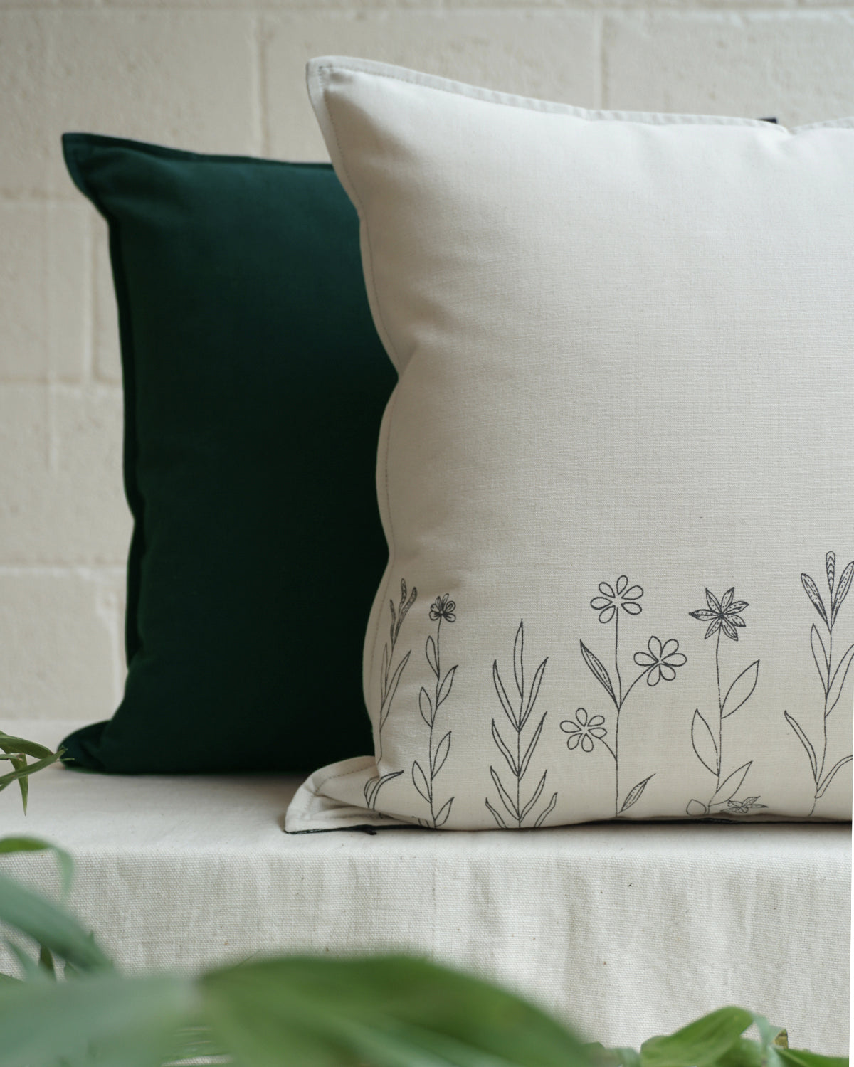 Wildflower Cushion Cover (16” X 16”)
