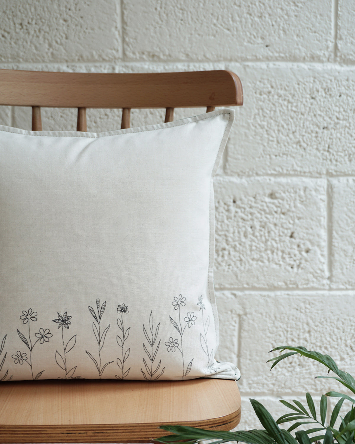Wildflower Cushion Cover (16” X 16”)