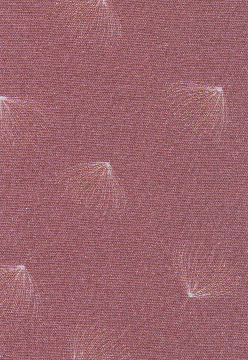 Brishti print fabric in dry-rose with fine linear, rain-inspired strokes; minimal, modern look. 
