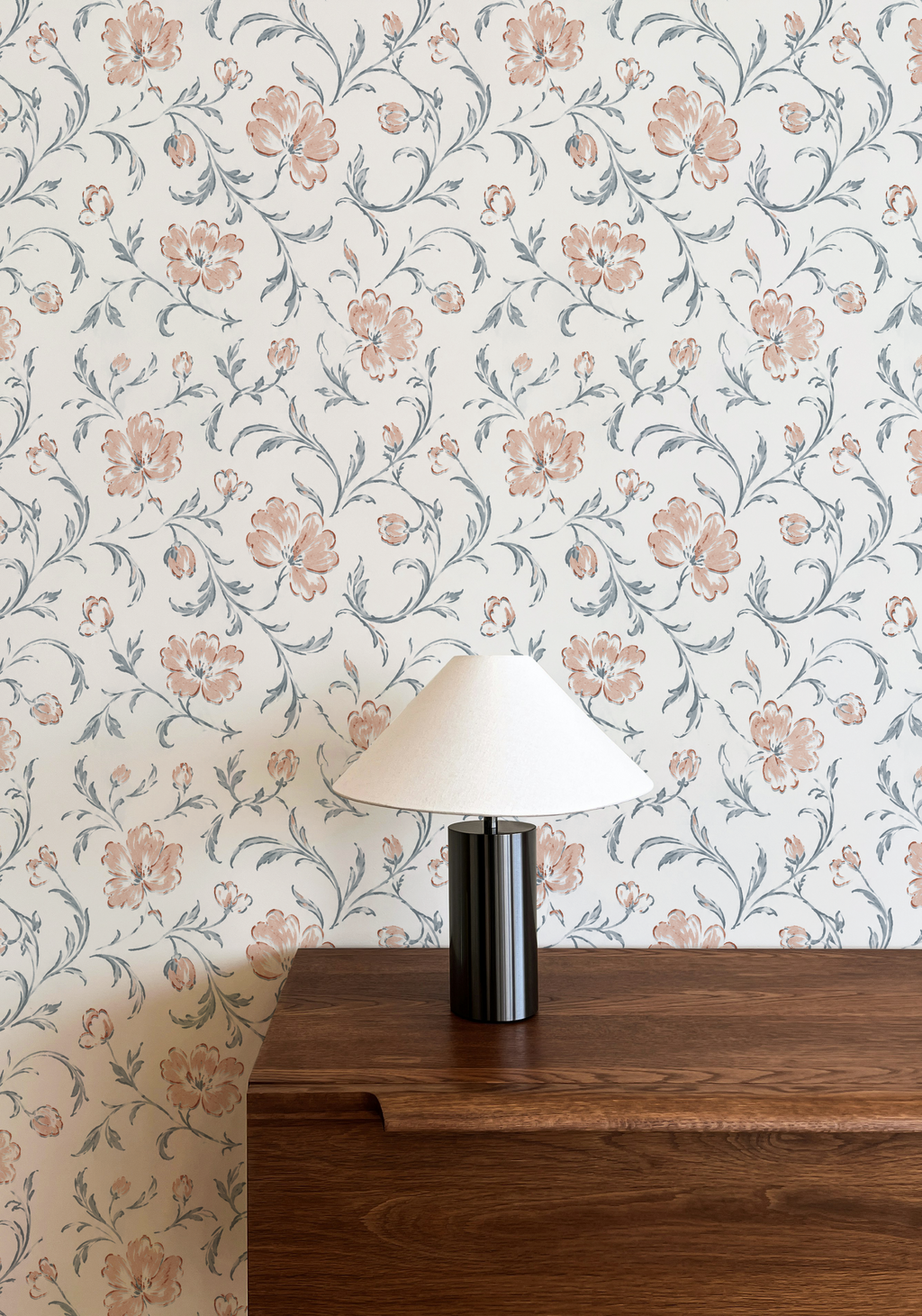 Snowdrop Wallpaper, Peach