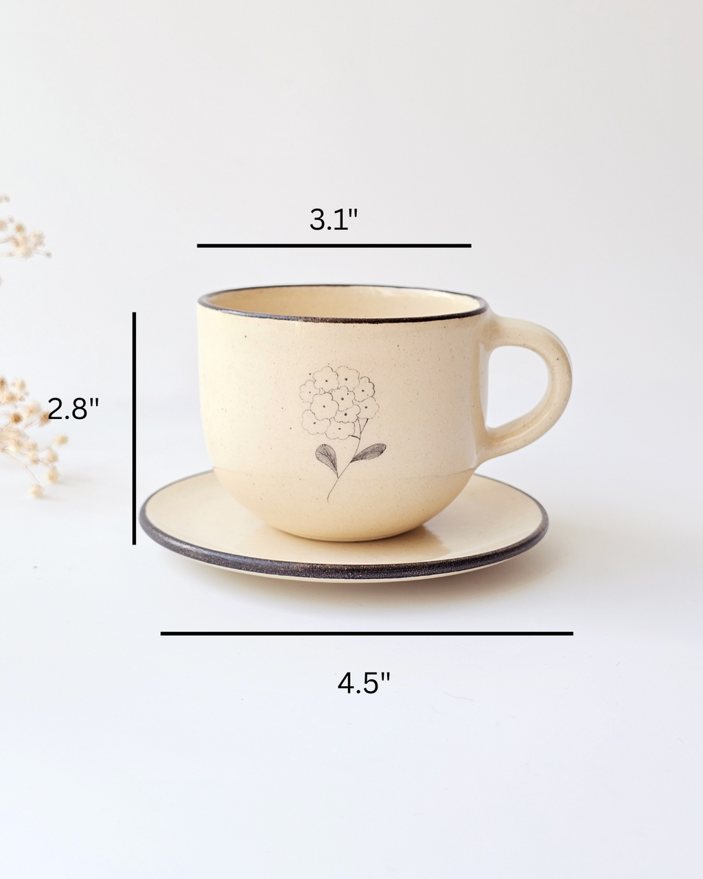 Classic Tea Set (1 Teacup & 1 Saucer)