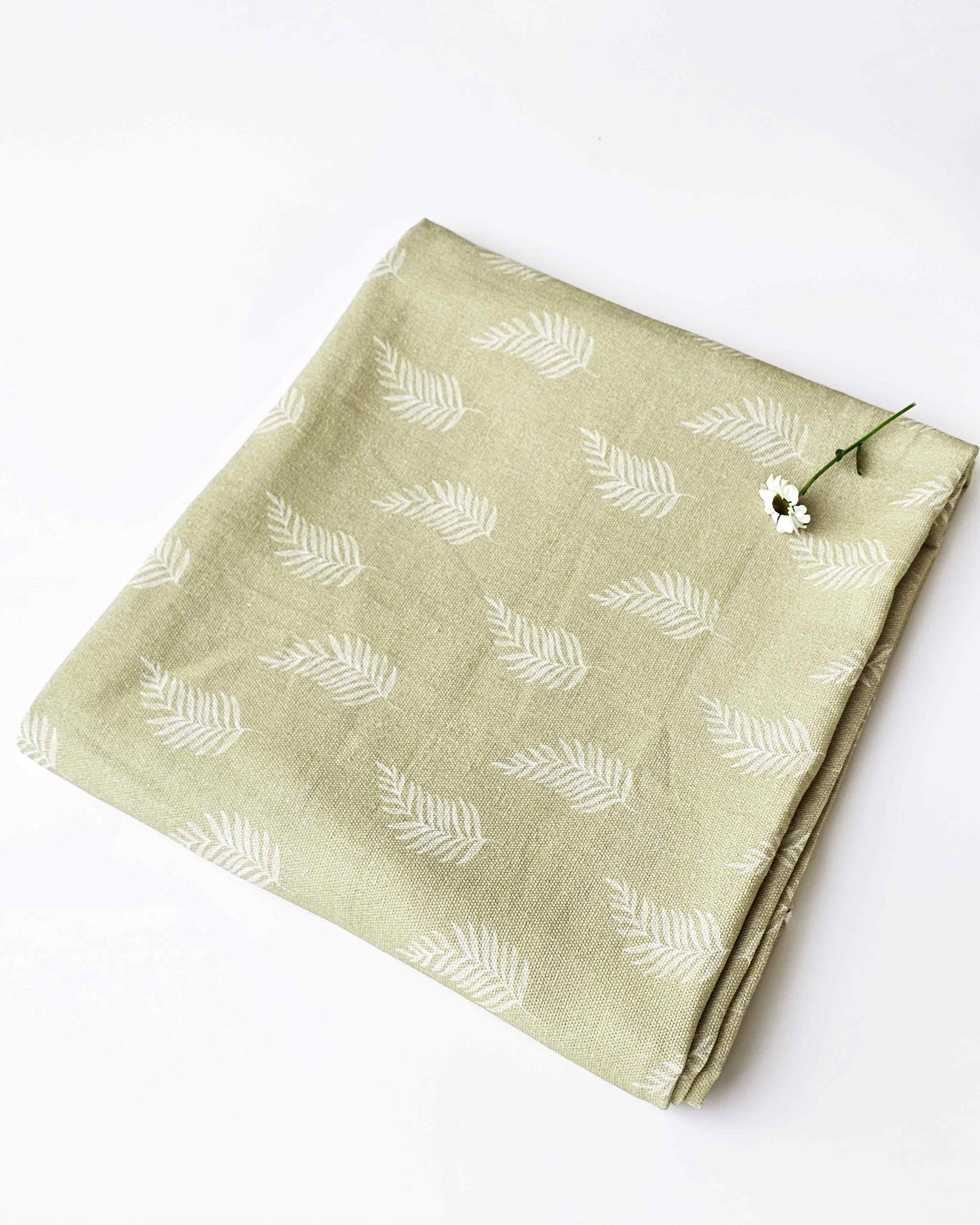 Monstera Fabric , Olive- 0.8 Meters