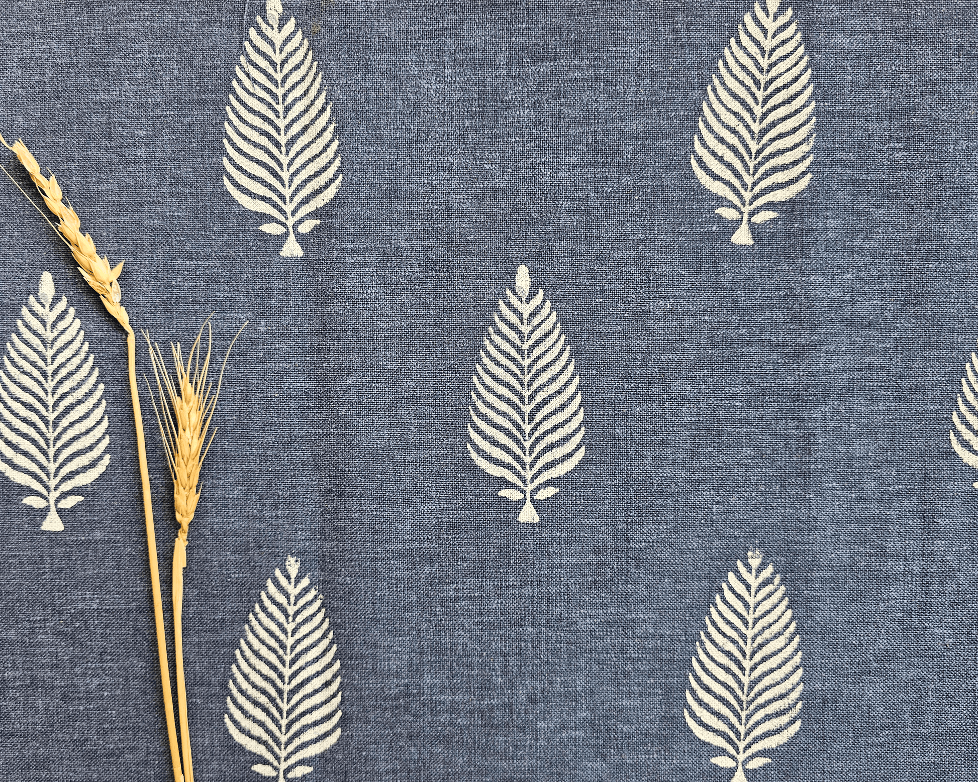 Conifer Fabric, White