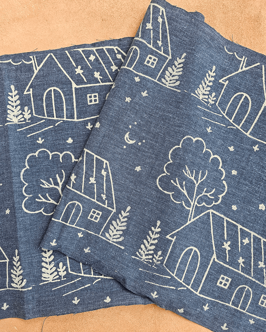 Farmhouse Fabric,White