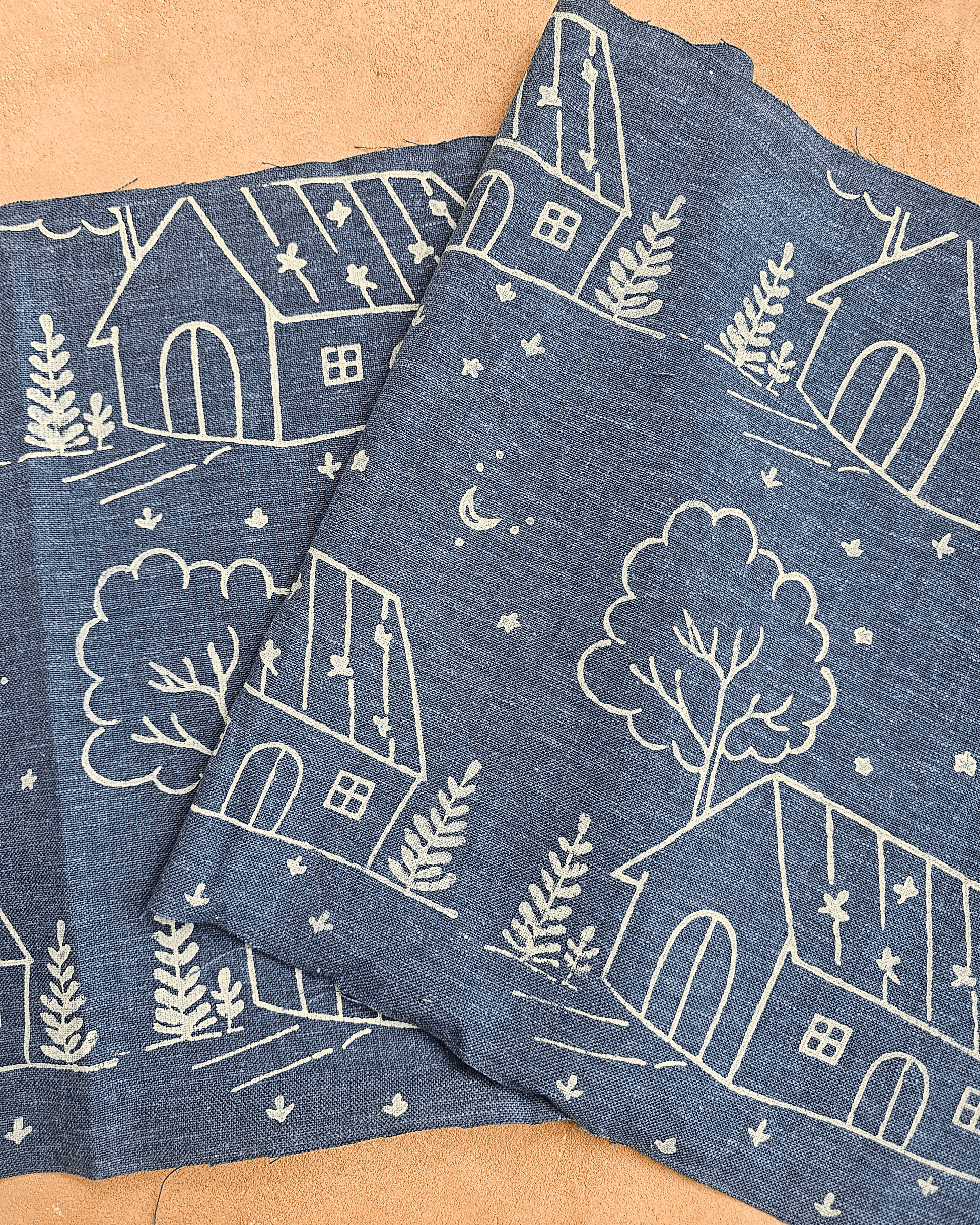 Farmhouse Fabric,White