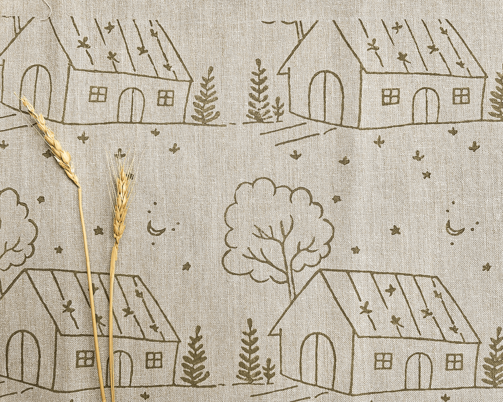 Farmhouse Fabric,  Sage Green