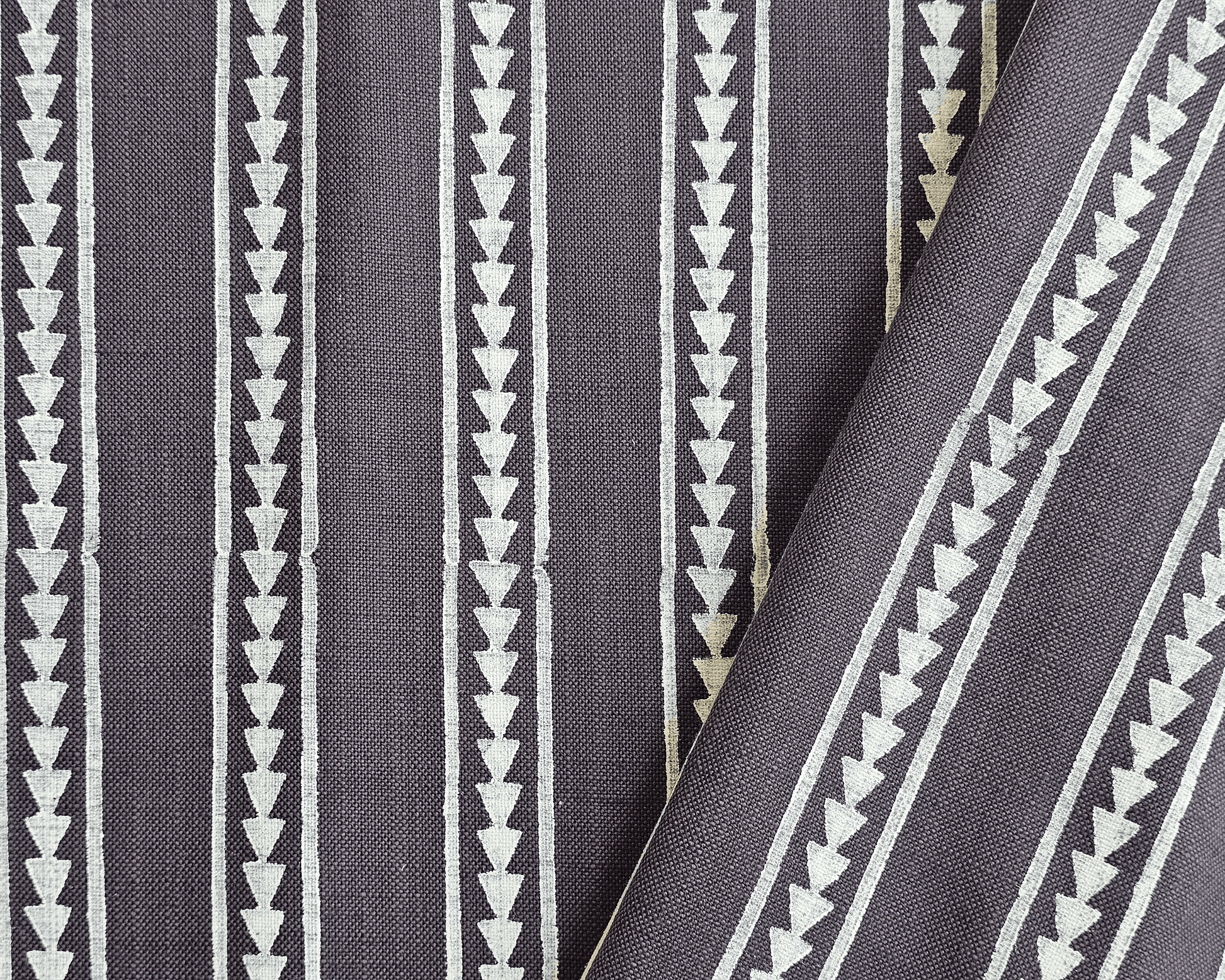 Pine Forest Fabric, white