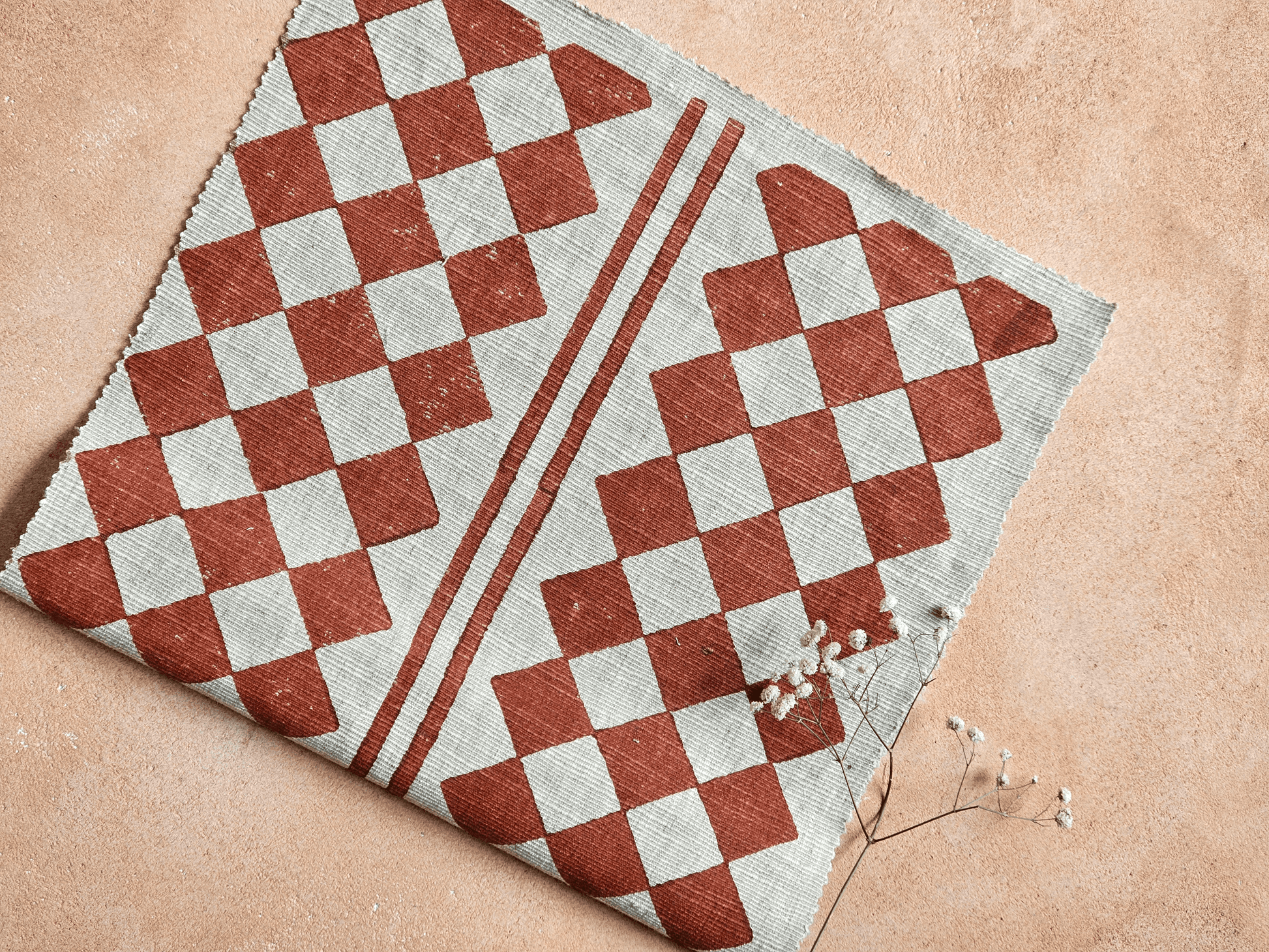 Lune Fabric, Terracotta