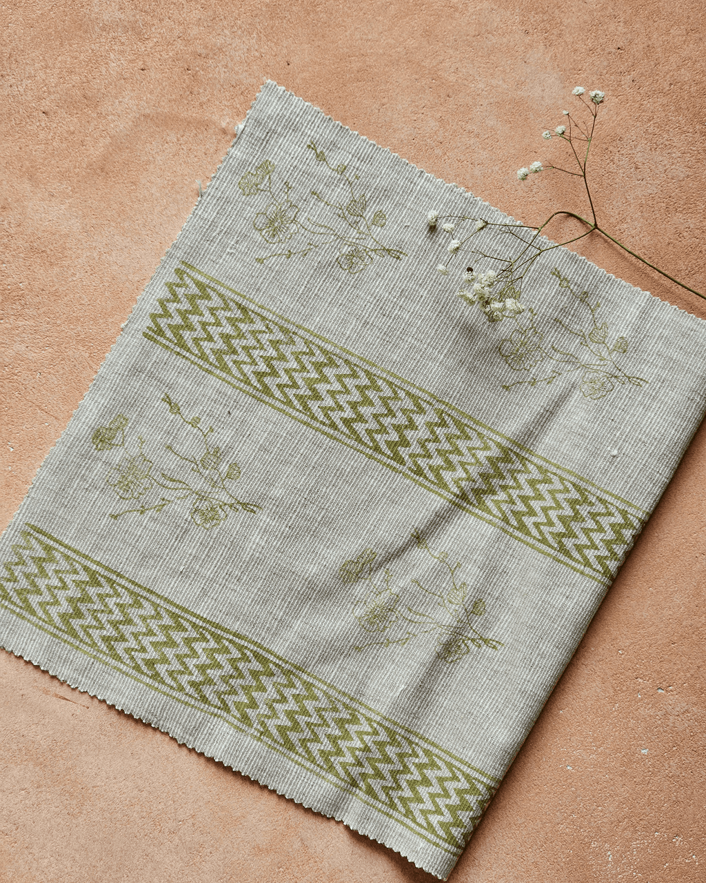 Ash Meadow Fabric,Sage Green