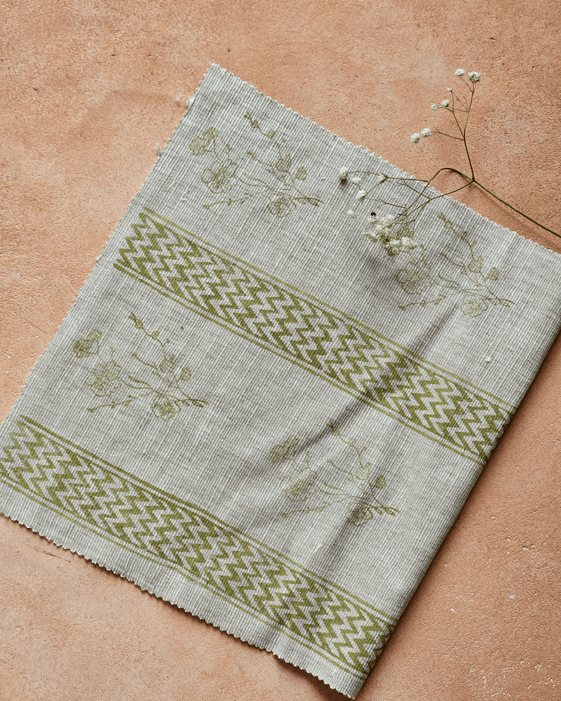 Ash Meadow Fabric,Sage Green