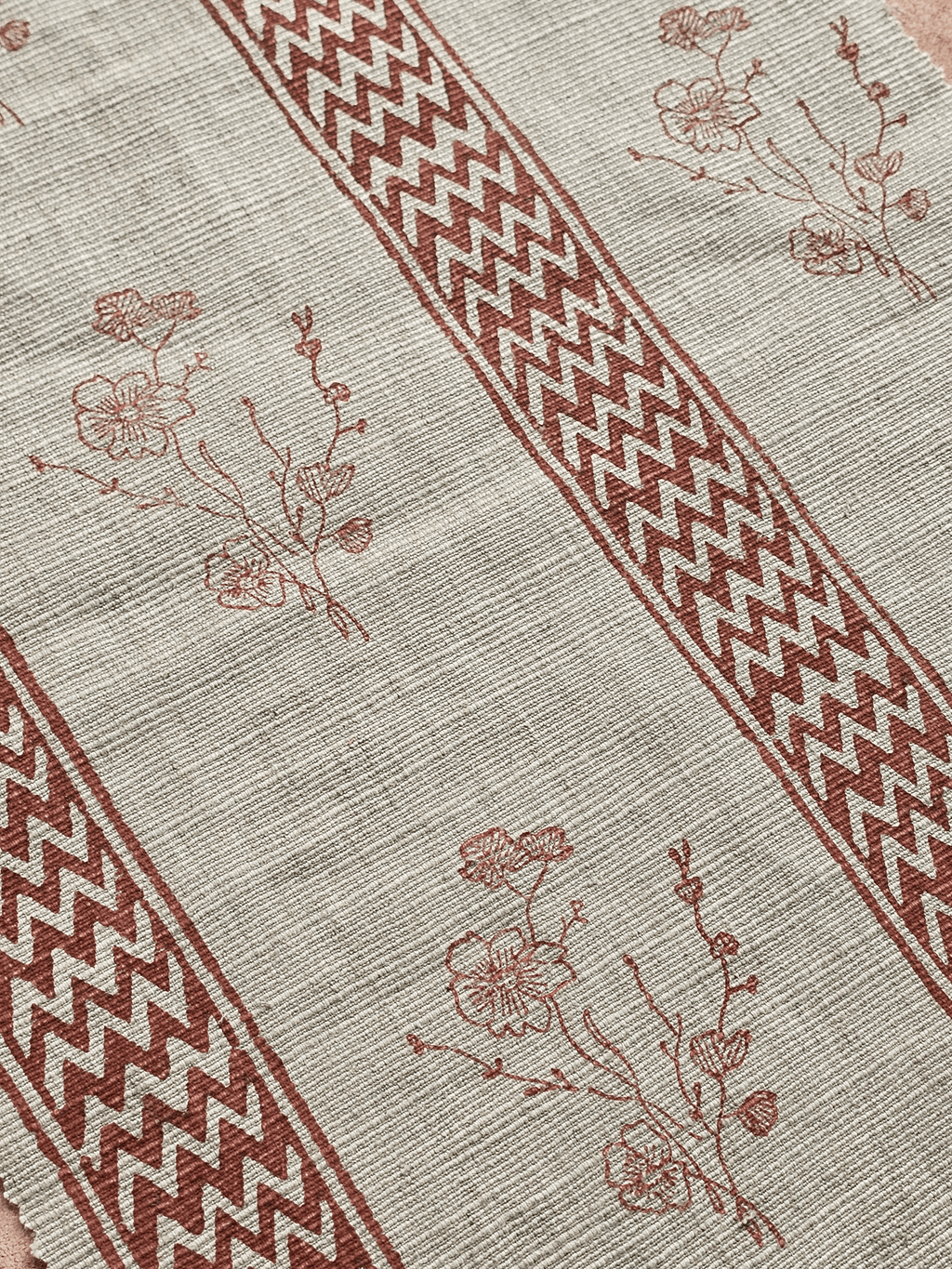 Ash Meadow Fabric, Terracotta