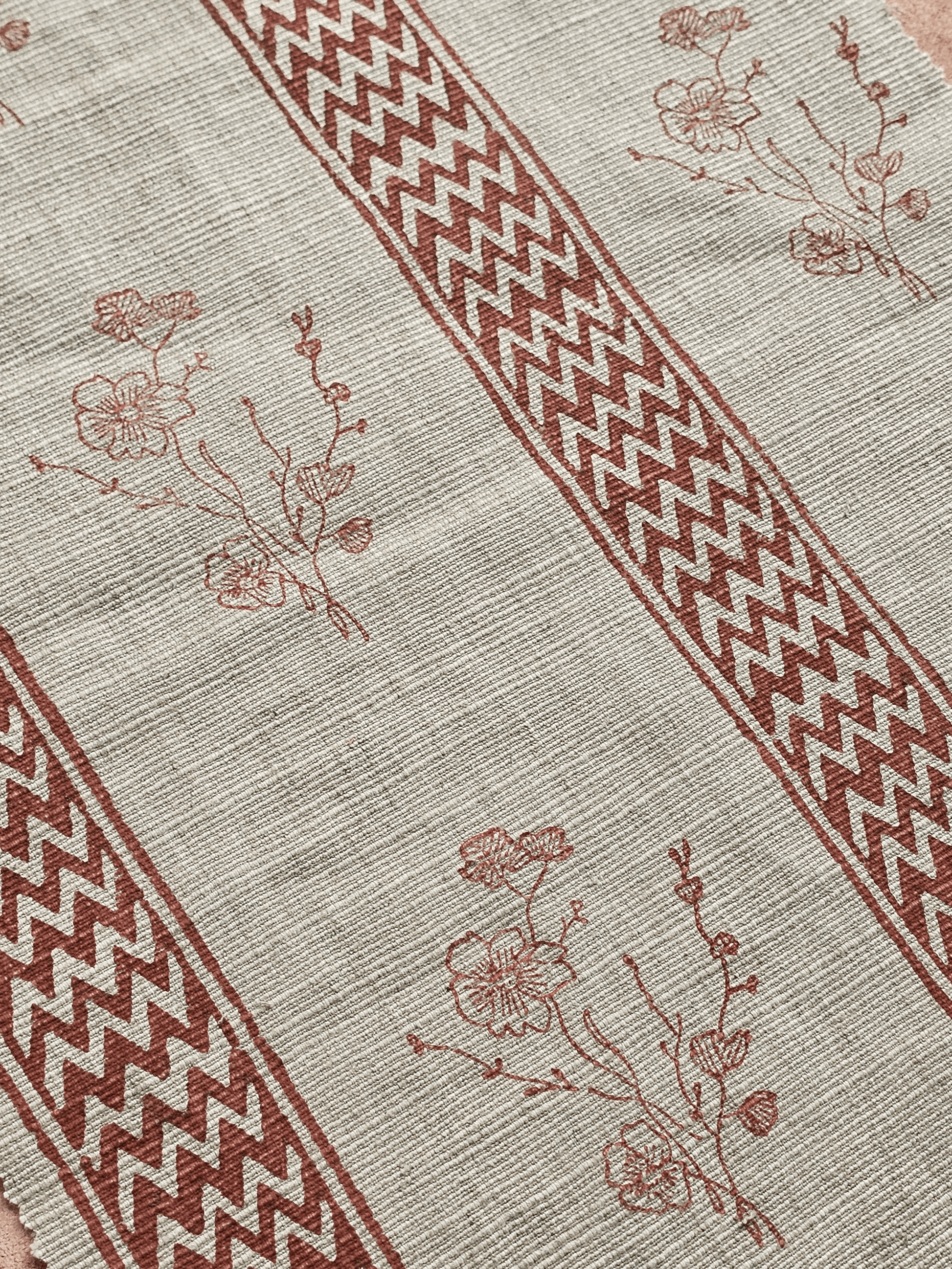 Ash Meadow Fabric, Terracotta