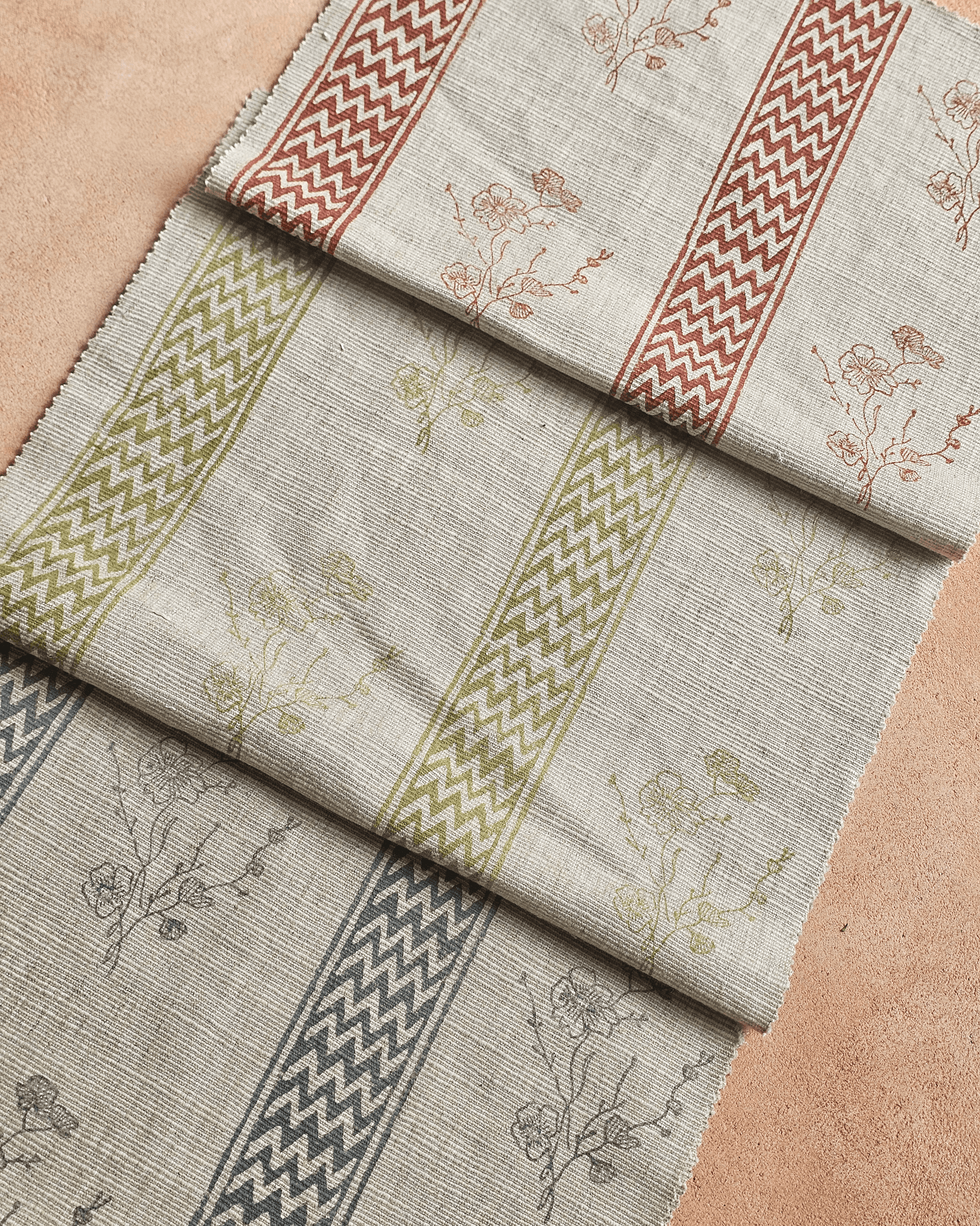 Ash Meadow Fabric, Terracotta