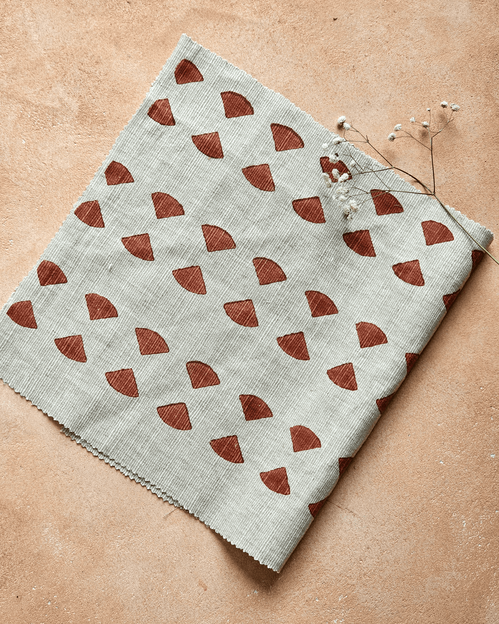 Ceder Fabric,Terracotta