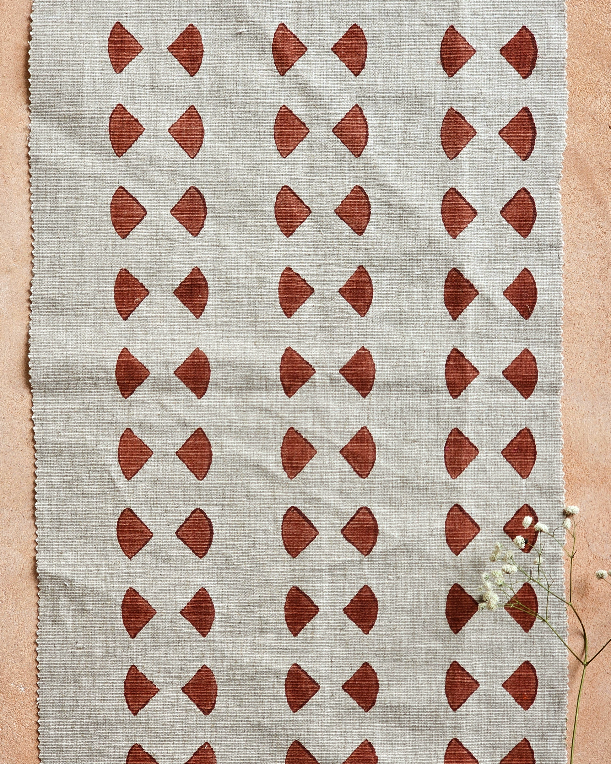 Ceder Fabric,Terracotta
