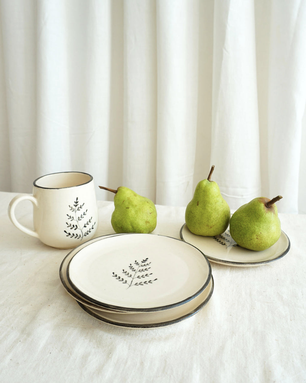 Ferns Snack plate (Set of 2)