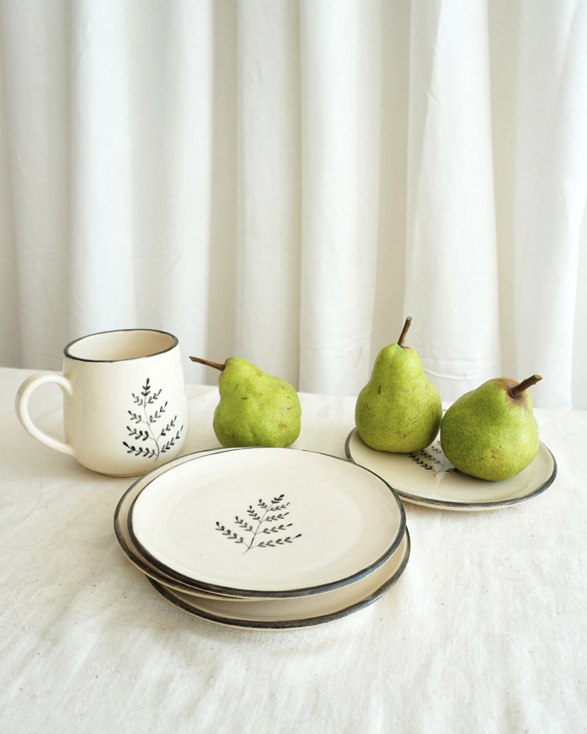 Ferns Snack plate (Set of 2)