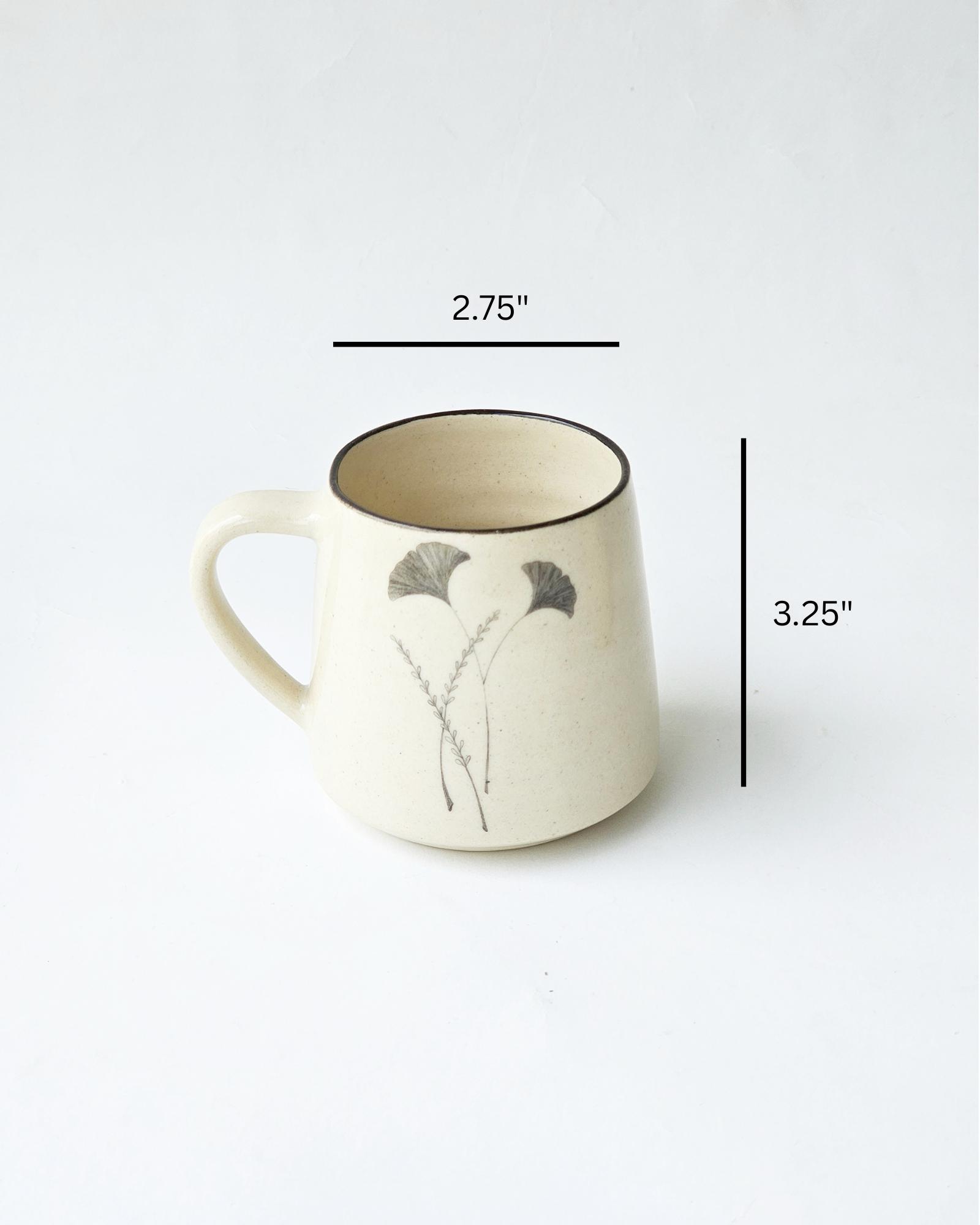 Gingko Coffee Mugs (Set of 2)