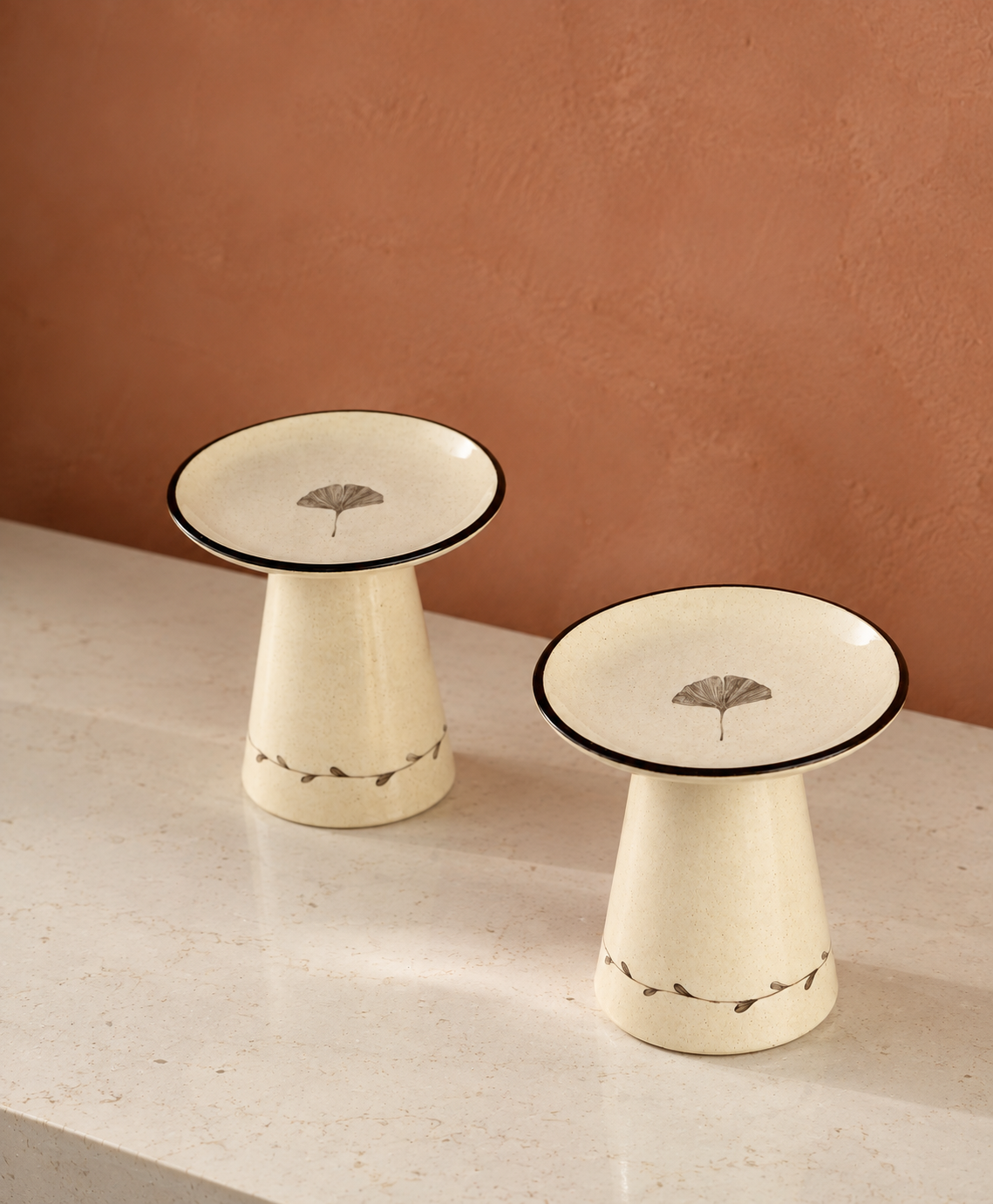 Gingko Candle Stand (1 Piece)
