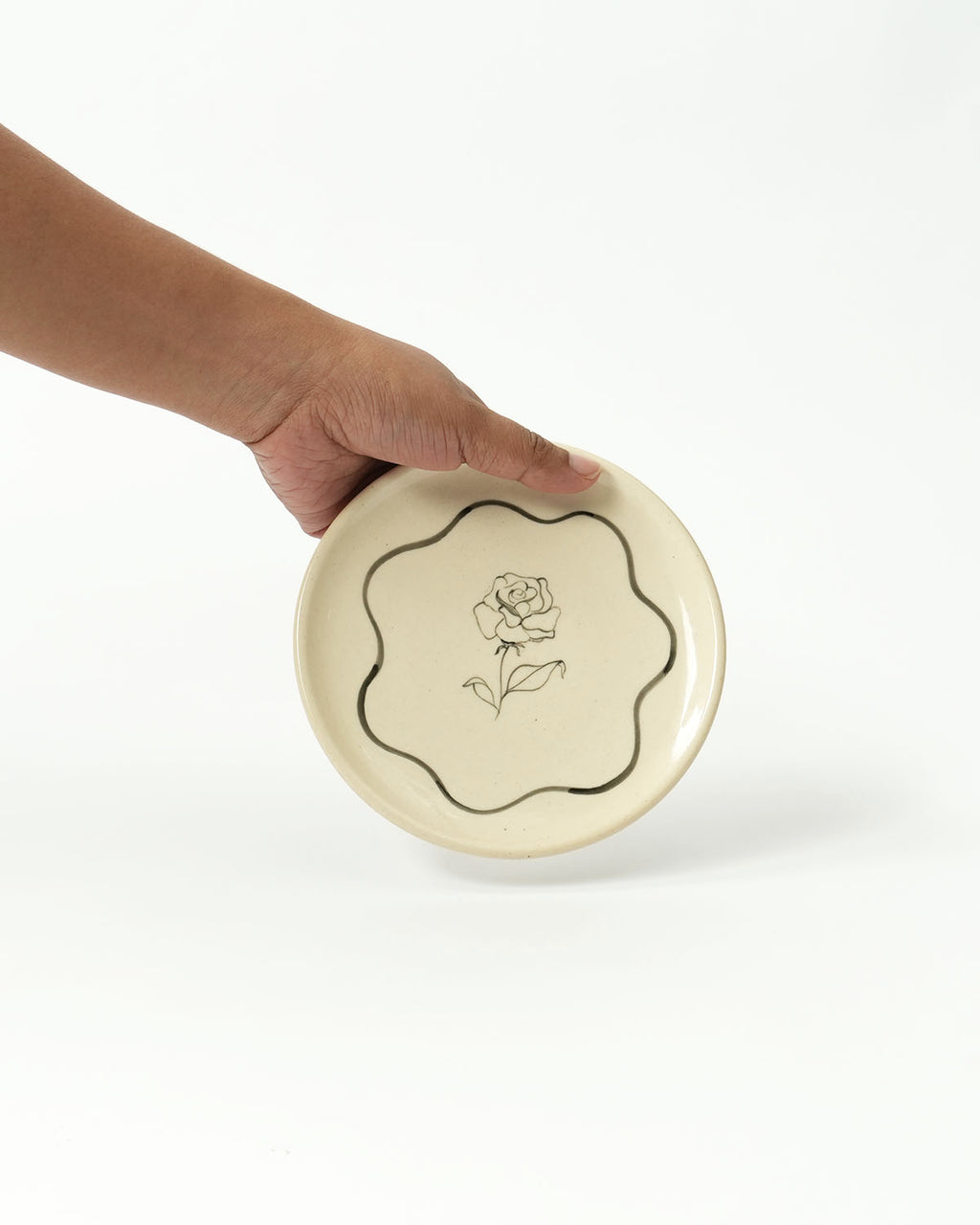 Rose Snack Plates (Set of 2)