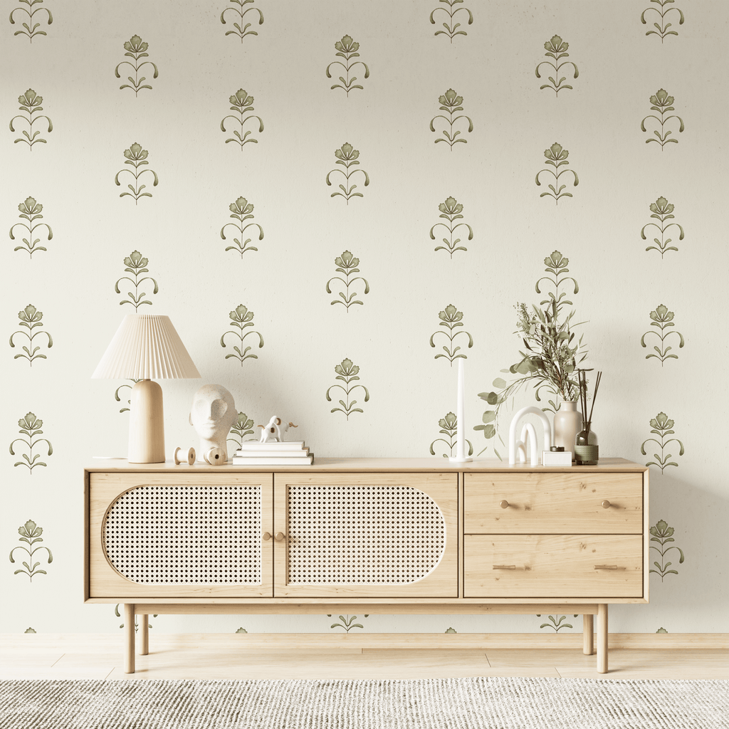 Buta Wallpaper – minimal indian