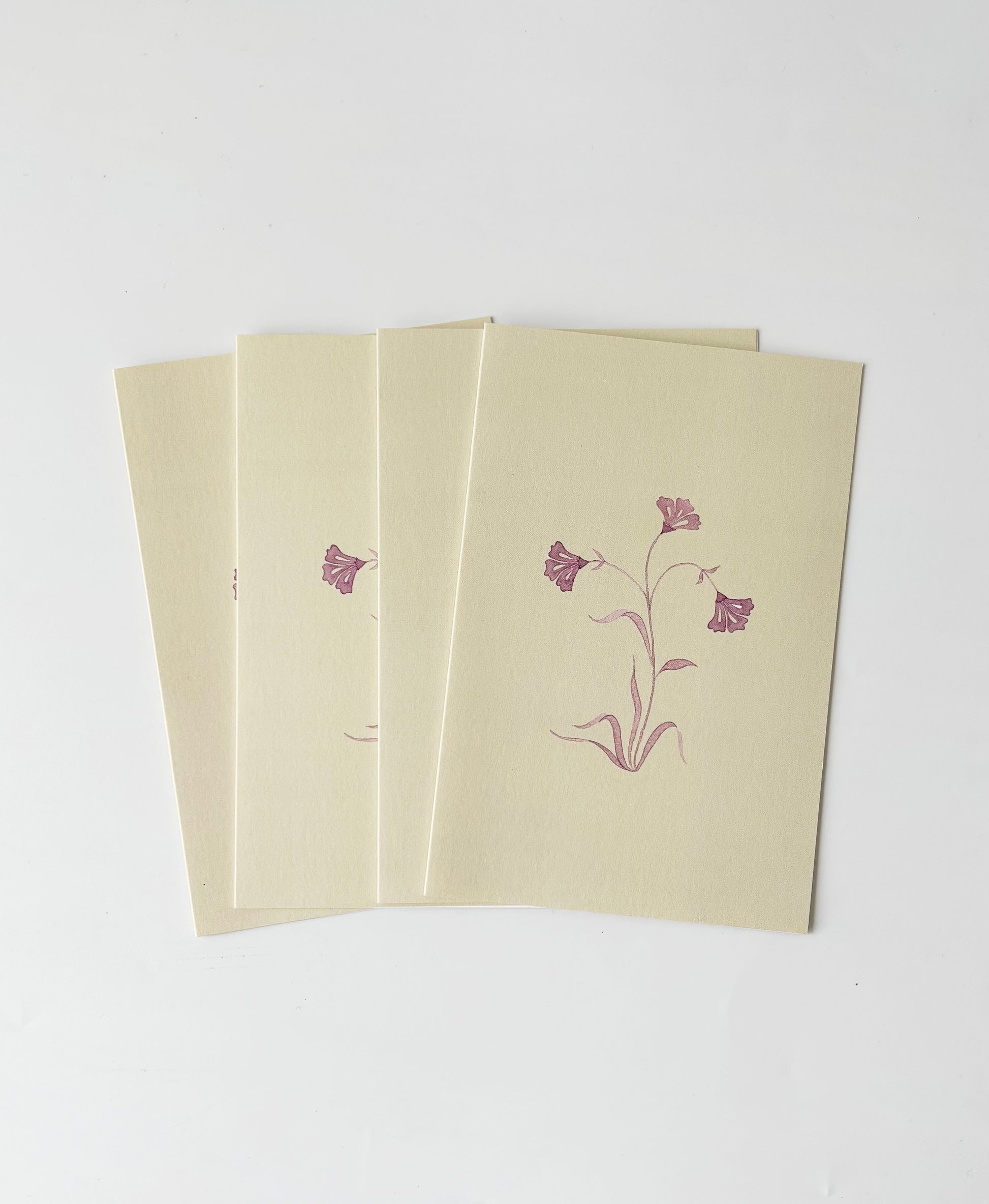 Aster Greeting Cards (Set of 4)
