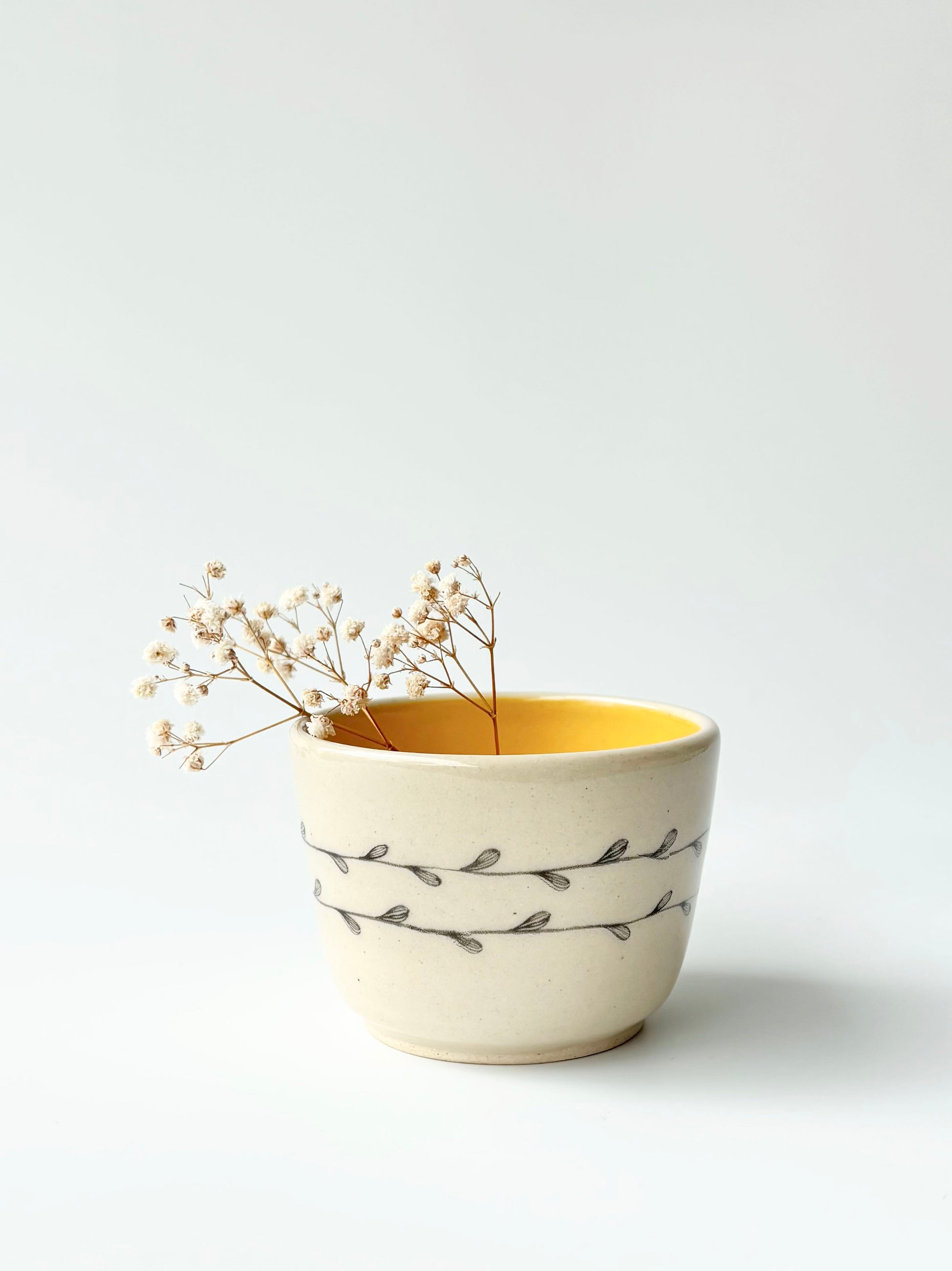 Bela Vines Goblets, Mustard (Set of 2)