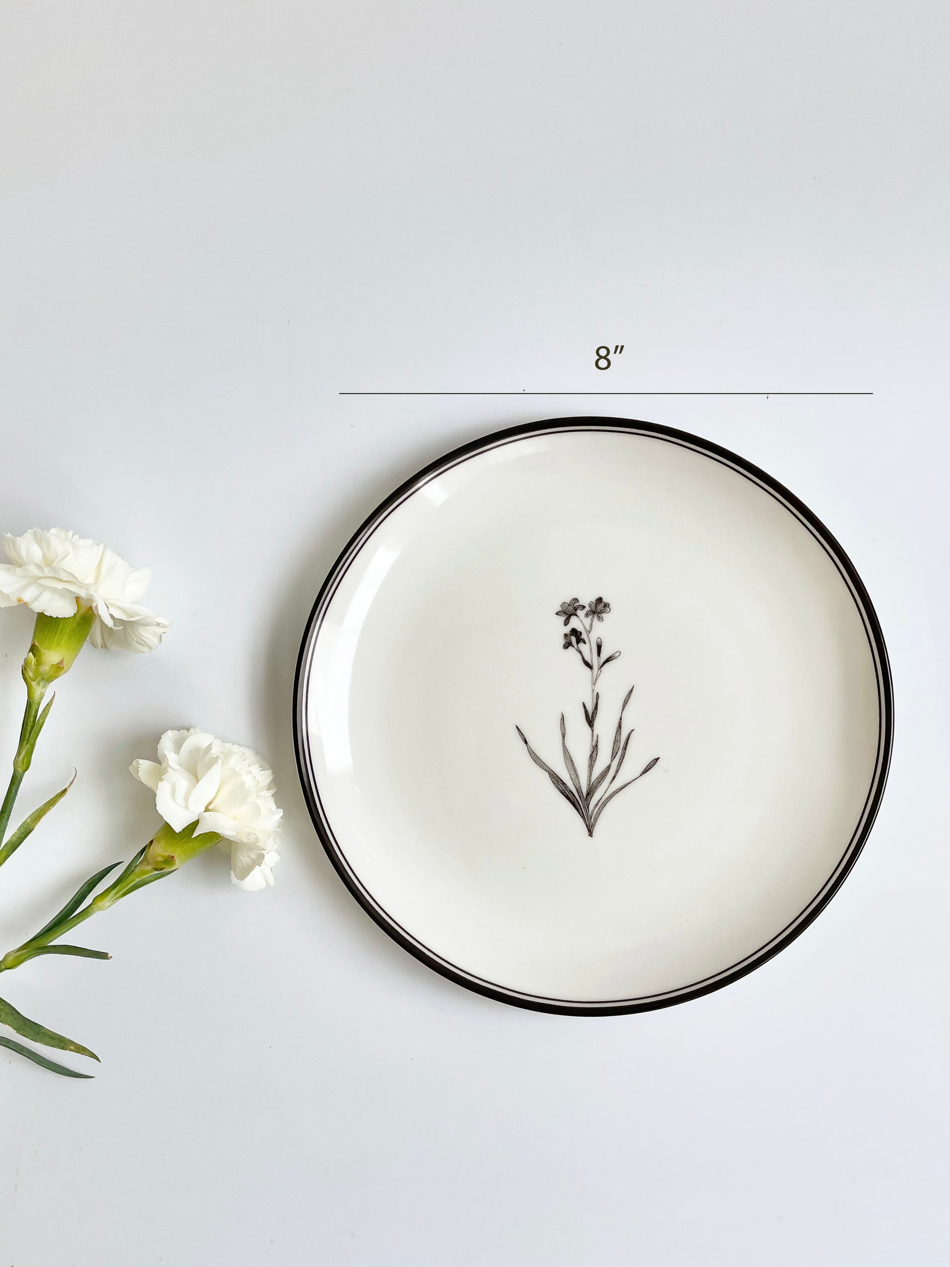 Bouquet Quarter Plates (Set of 2)
