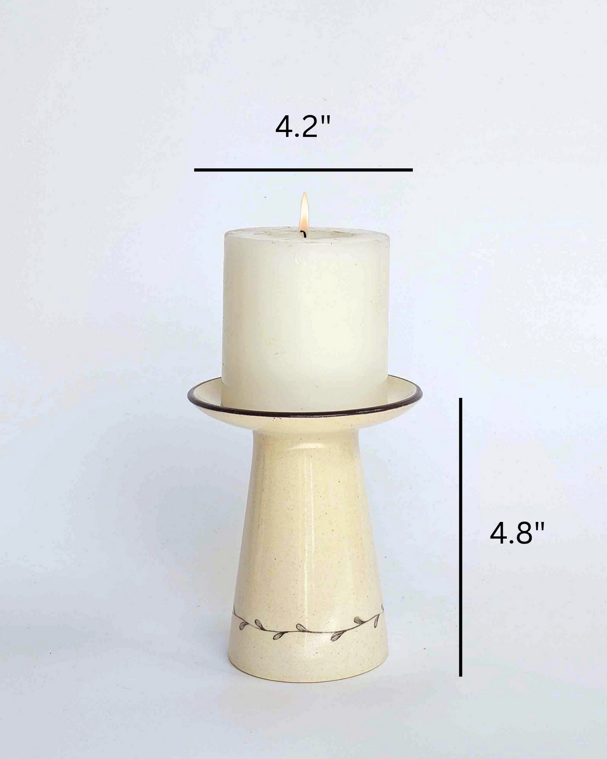 Gingko Candle Stand (1 Piece)