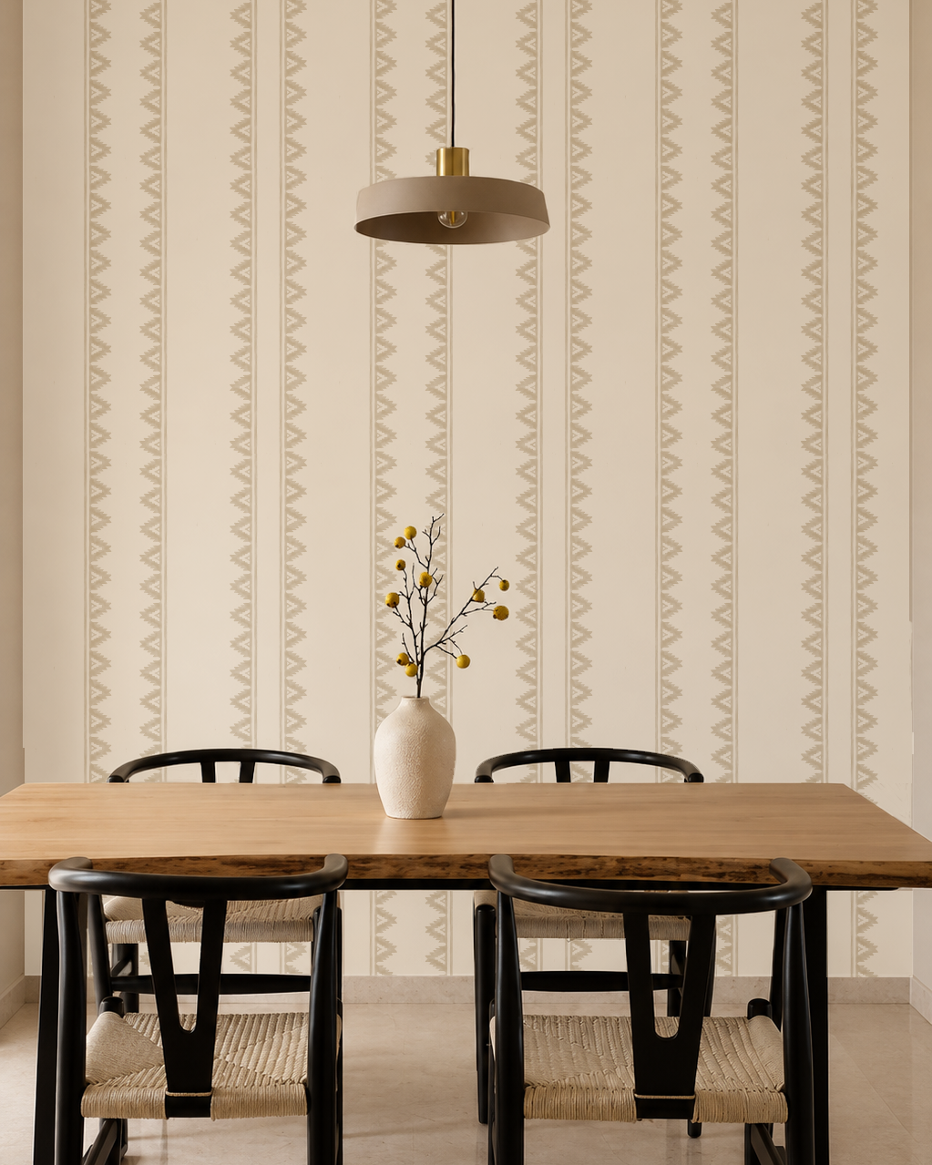Rekha Wallpaper, Ochre
