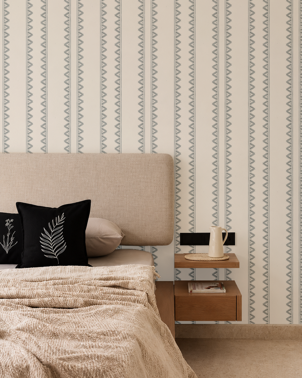 Rekha Wallpaper, Blue