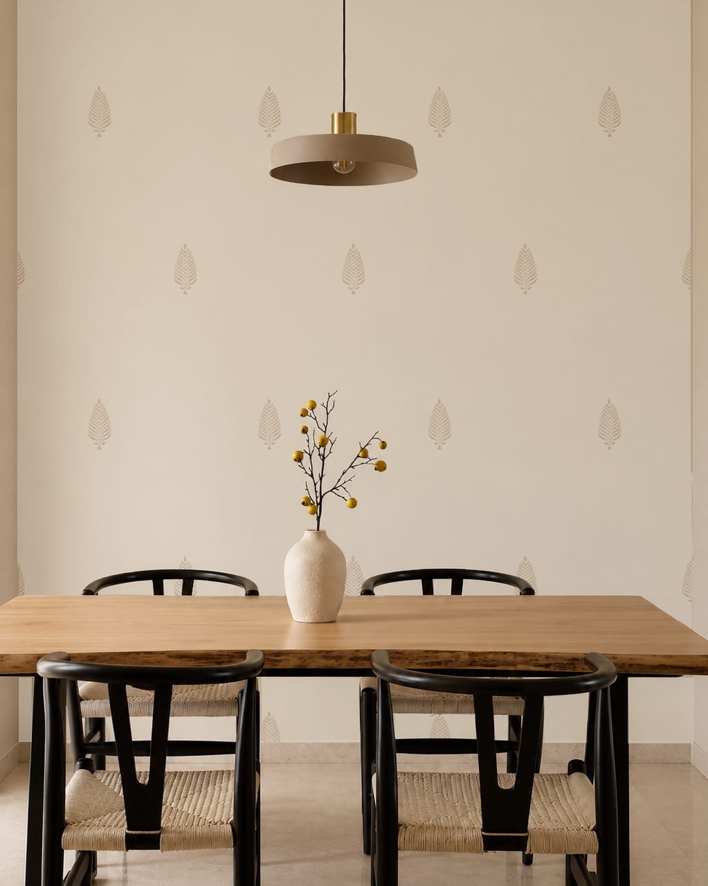 Conifer Wallpaper, Brown