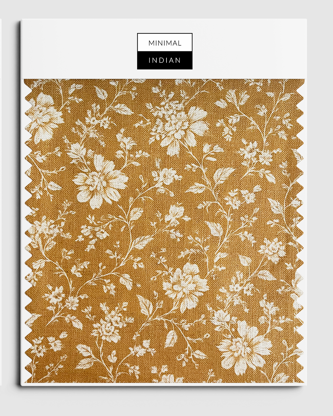 Zinnia Fabric, Amber