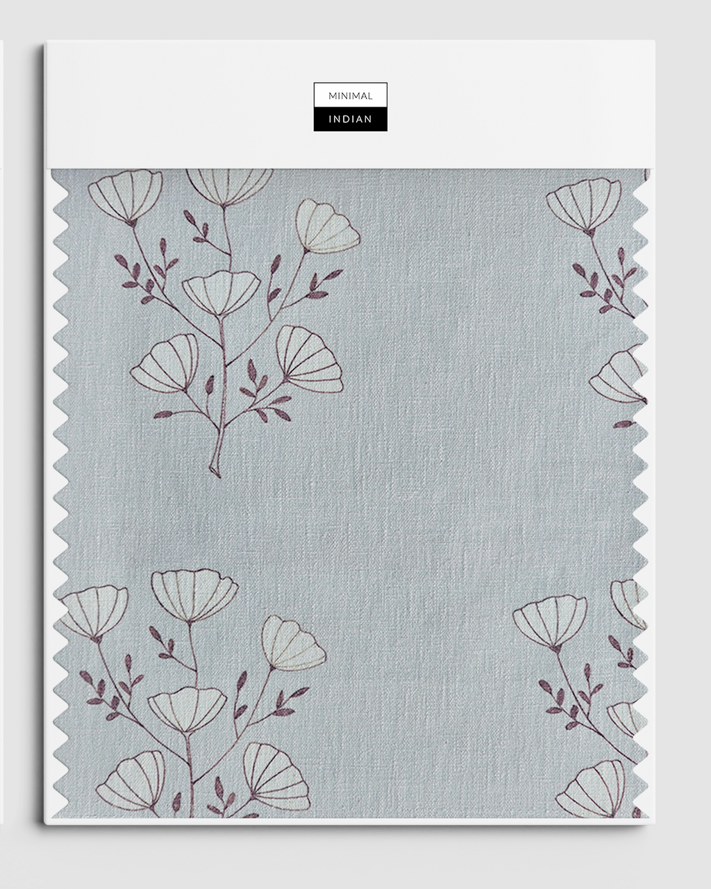 Poppy Fabric, Grey