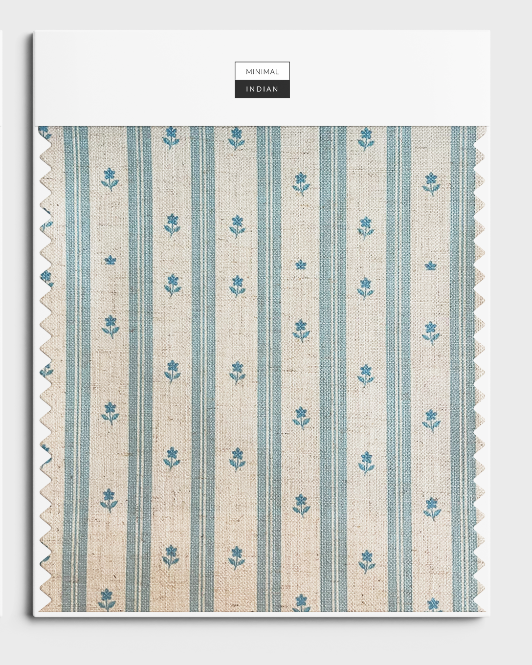 Rosette Fabric, Blue